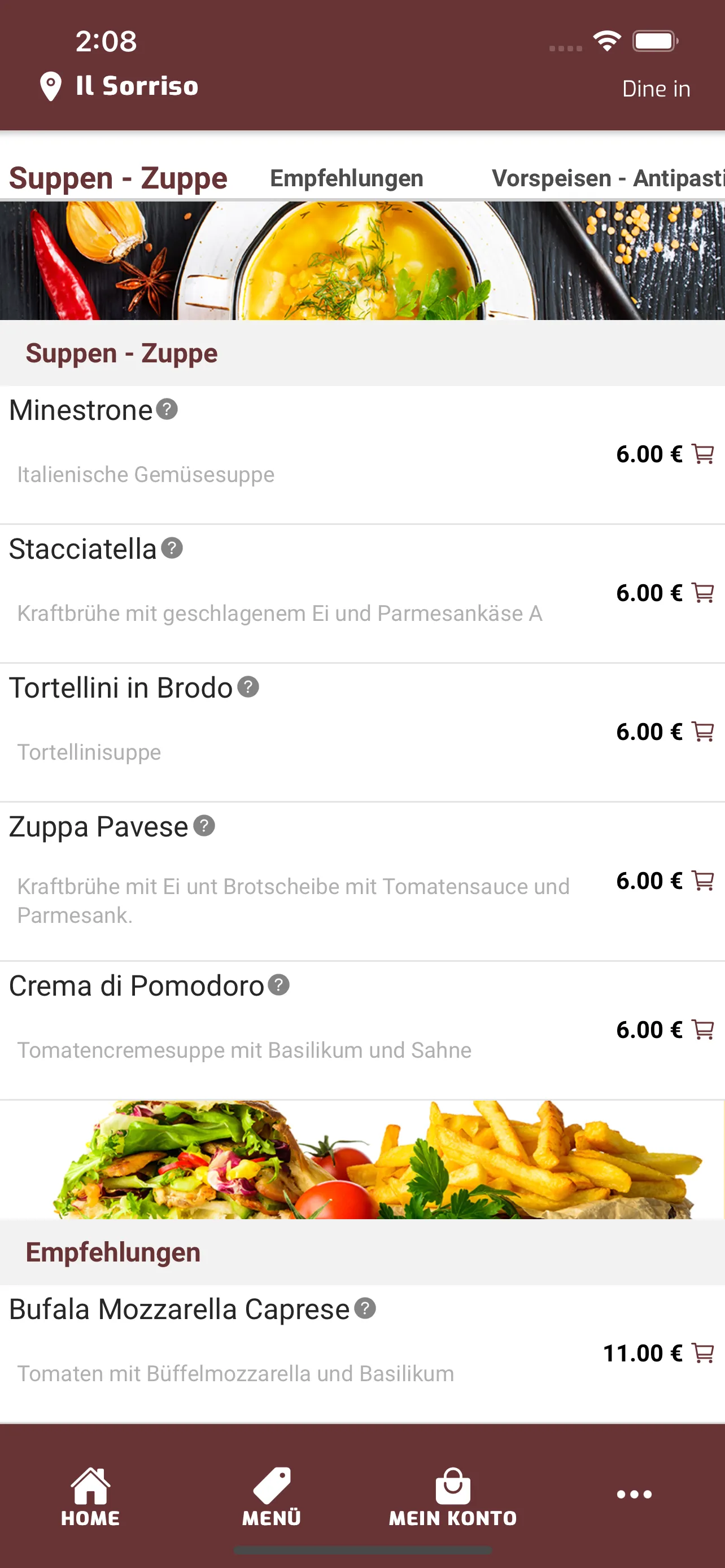 Pizzeria Il Sorriso | Indus Appstore | Screenshot