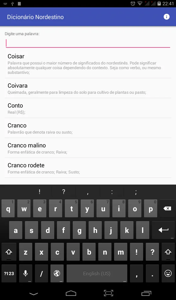 Dicionário Nordestino | Indus Appstore | Screenshot