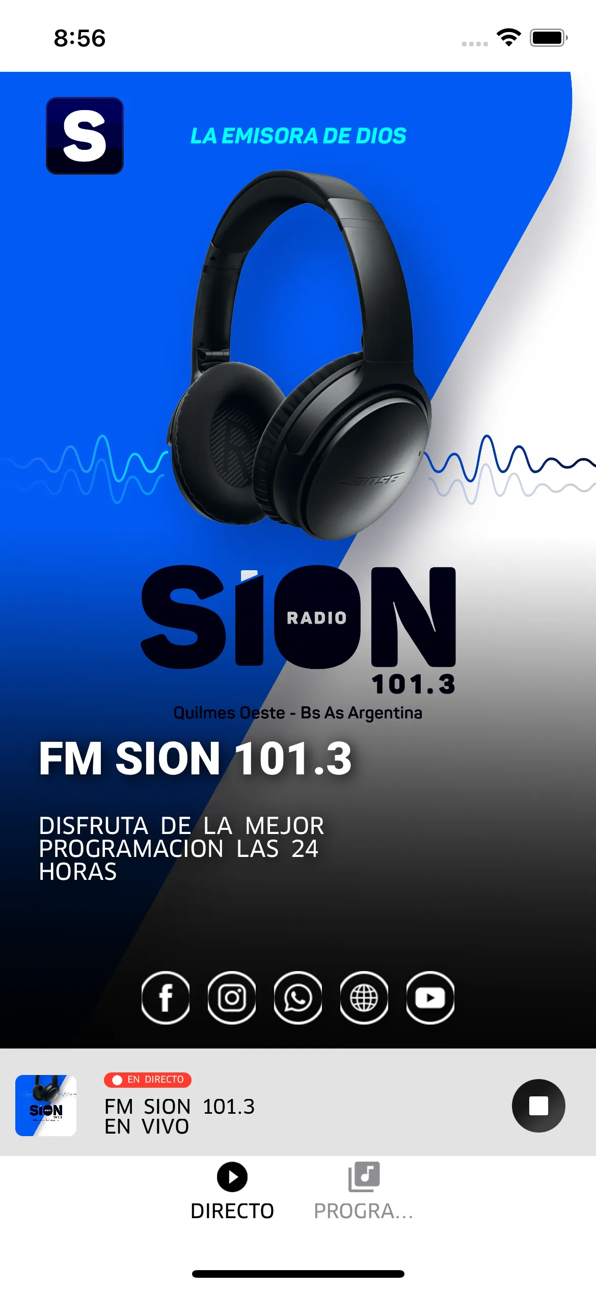 FM Sion 101.3 | Indus Appstore | Screenshot