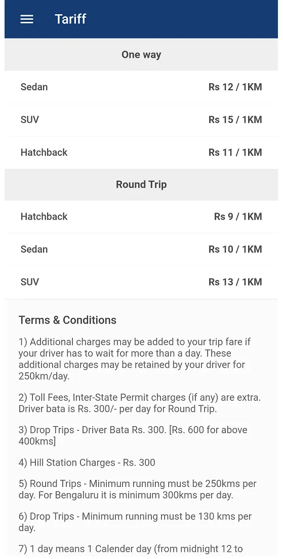 ONEWAY DROP TAXI | Indus Appstore | Screenshot