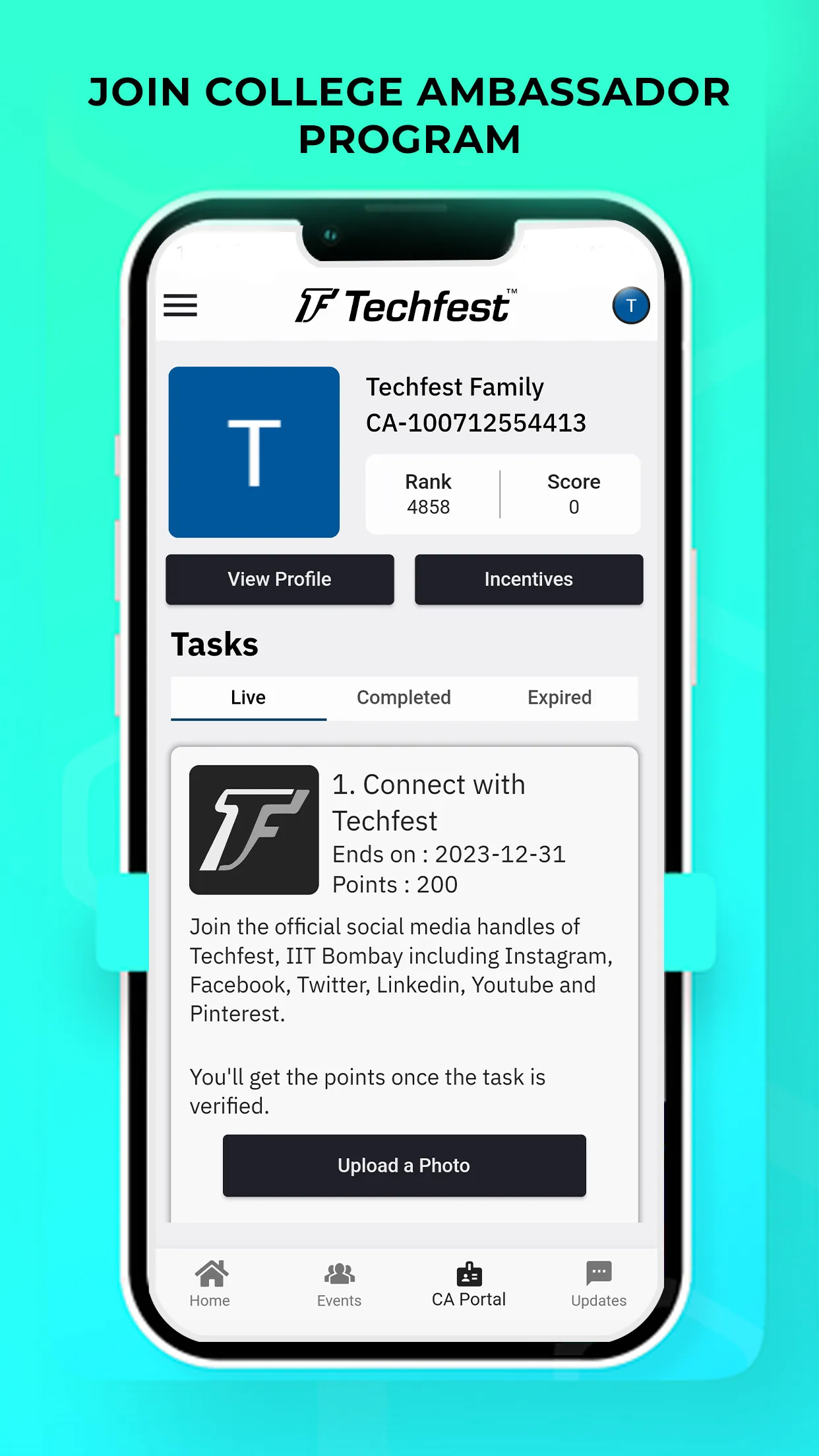 Techfest, IIT Bombay | Indus Appstore | Screenshot