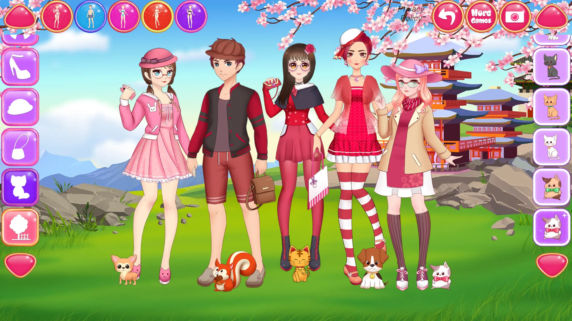 Anime Friends - Cute Team Make | Indus Appstore | Screenshot