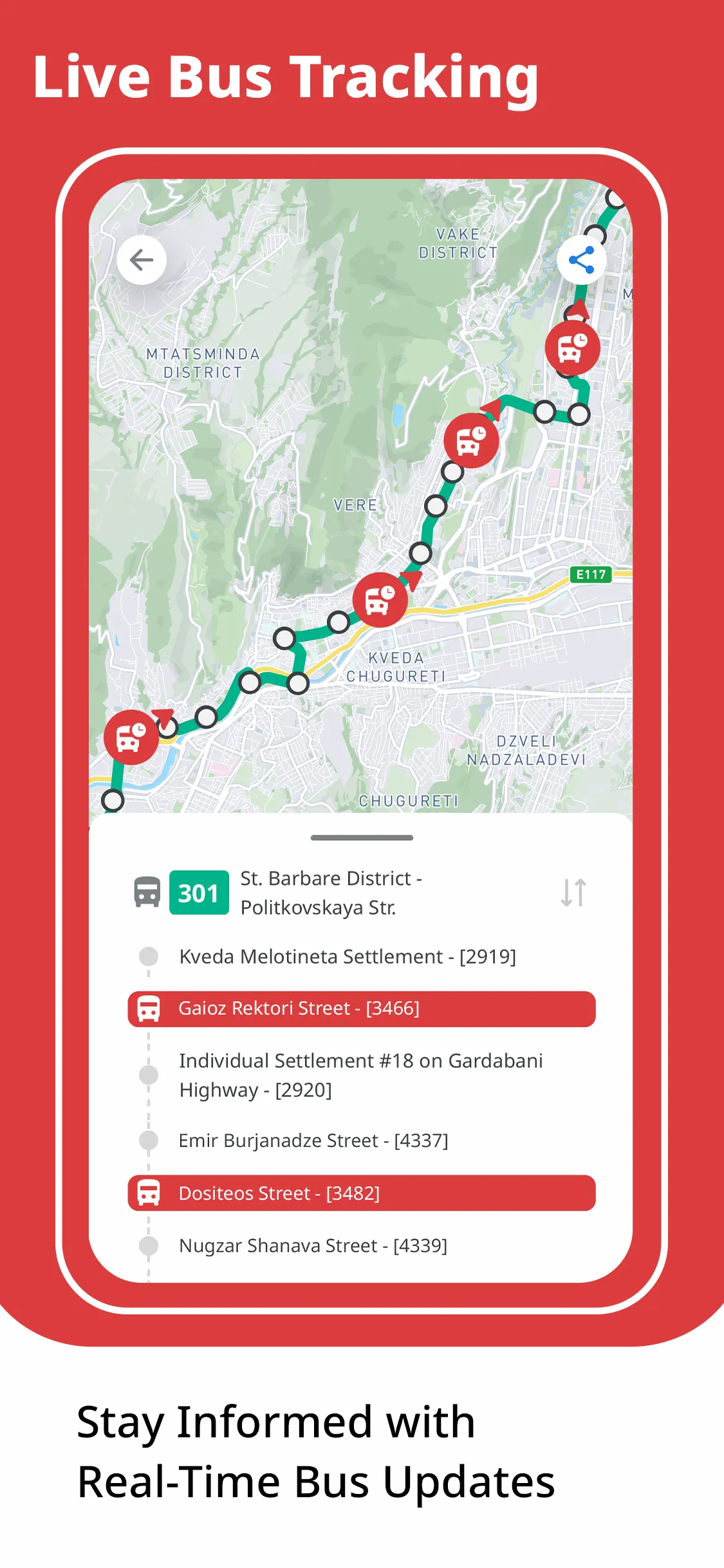 Tbilisi Transport | Indus Appstore | Screenshot