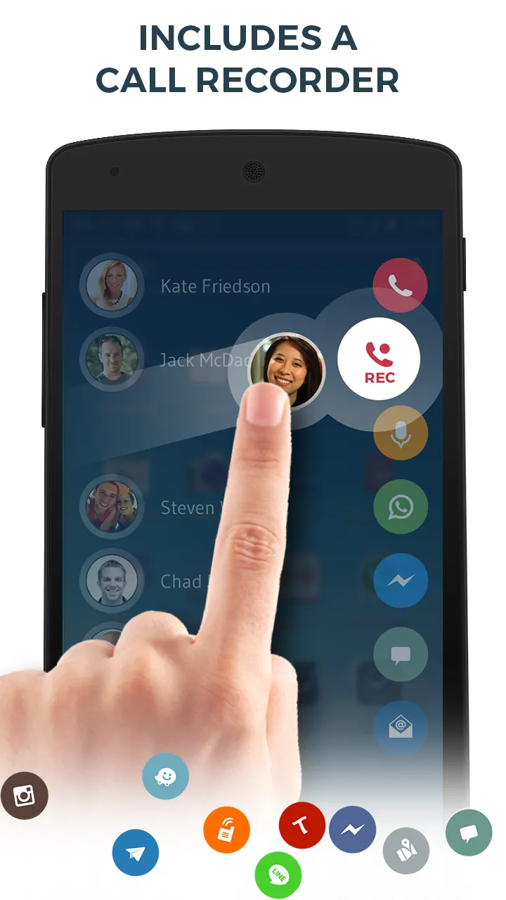 Phone Dialer & Contacts: drupe | Indus Appstore | Screenshot