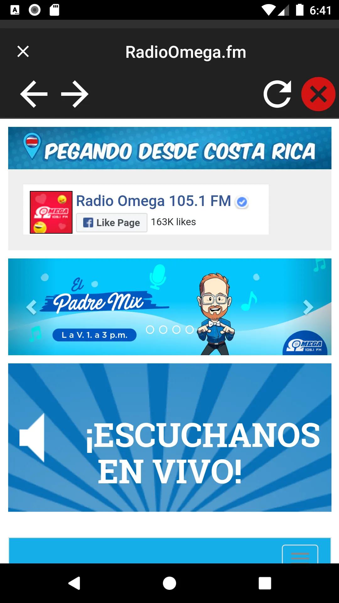 Radio Omega 105.1 | Indus Appstore | Screenshot