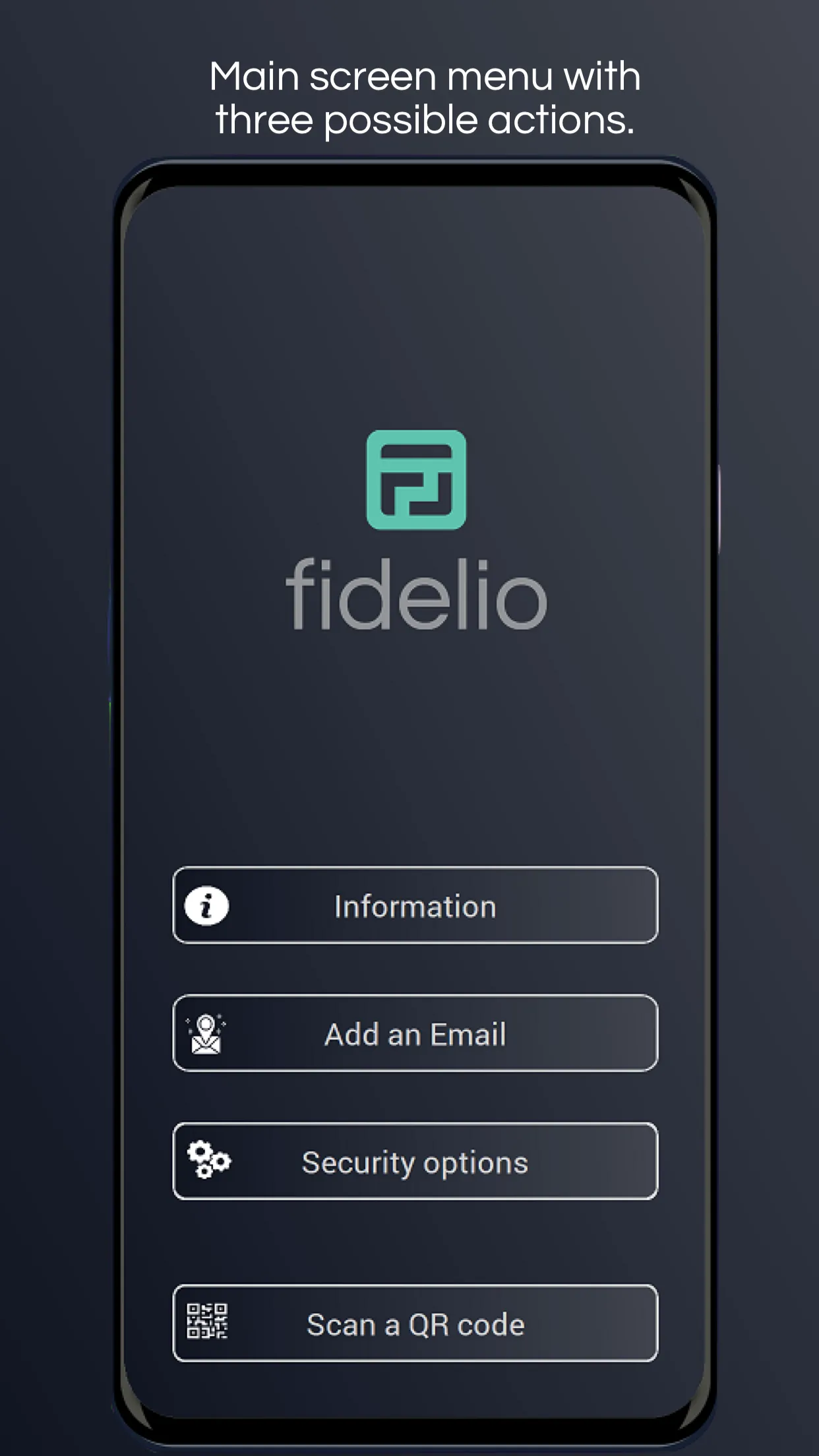 Fidelio Password-less Login | Indus Appstore | Screenshot