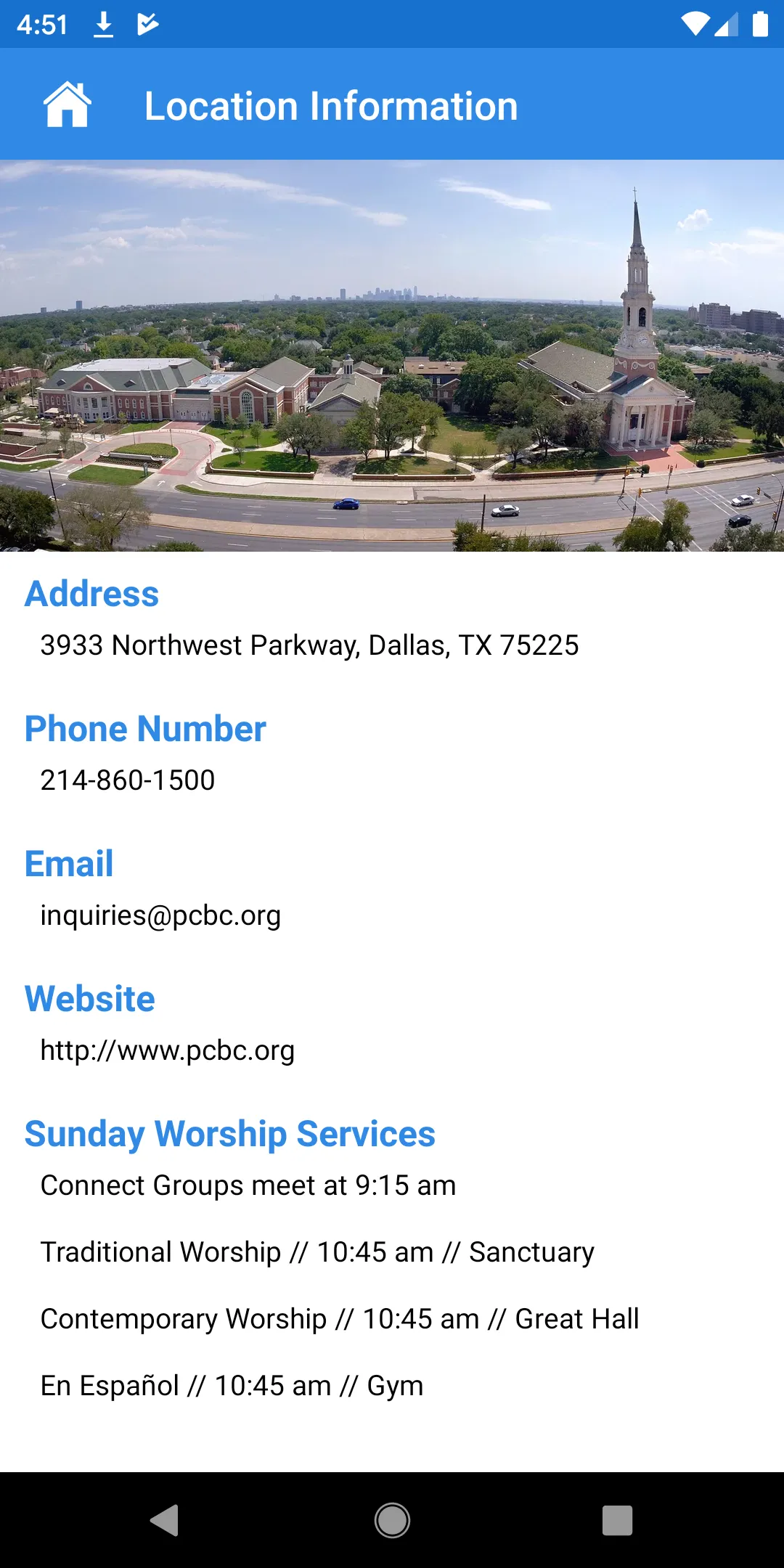 Park Cities Baptist Church | Indus Appstore | Screenshot