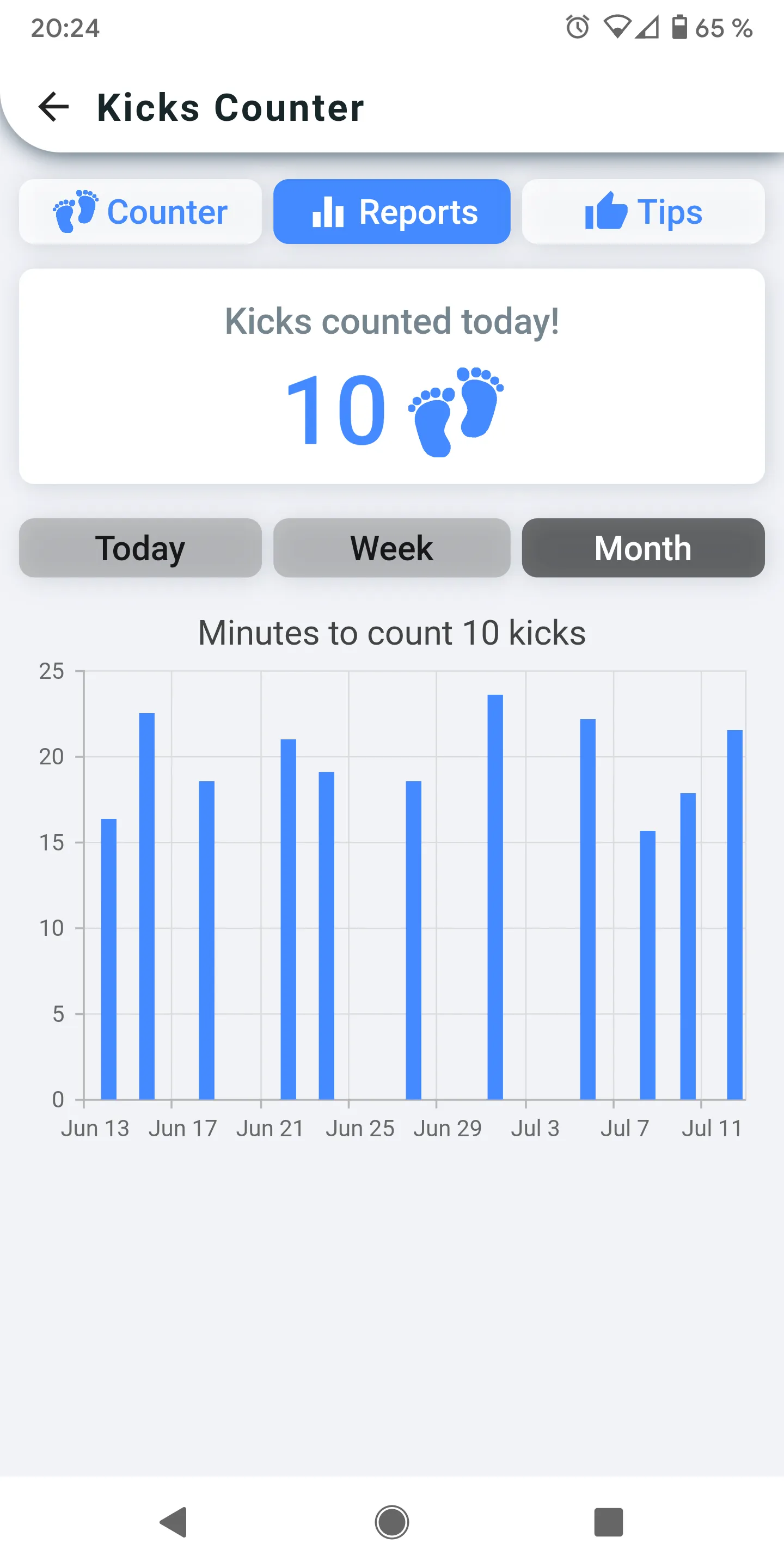 Kick Counter - Track your baby | Indus Appstore | Screenshot