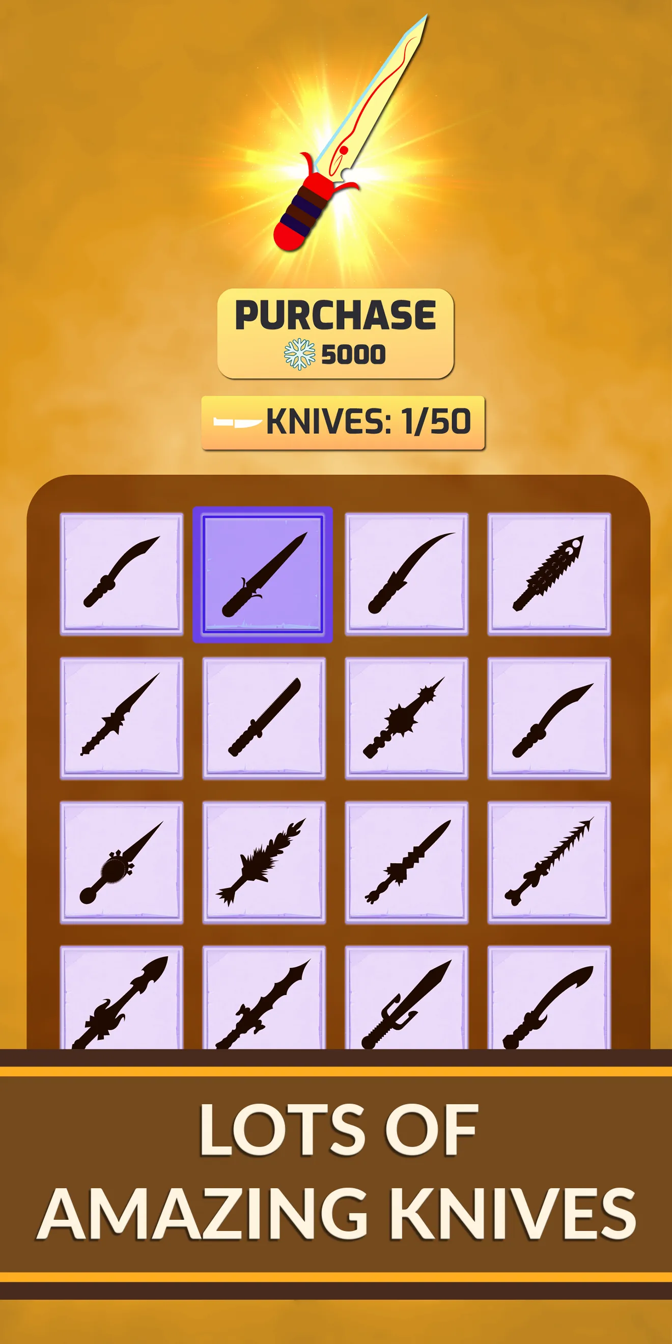 Zap knife: Knife Hit to target | Indus Appstore | Screenshot