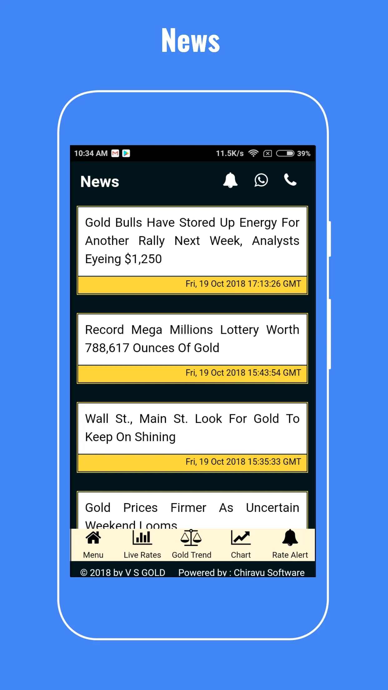 V S GOLD - Mumbai Bullion Live | Indus Appstore | Screenshot