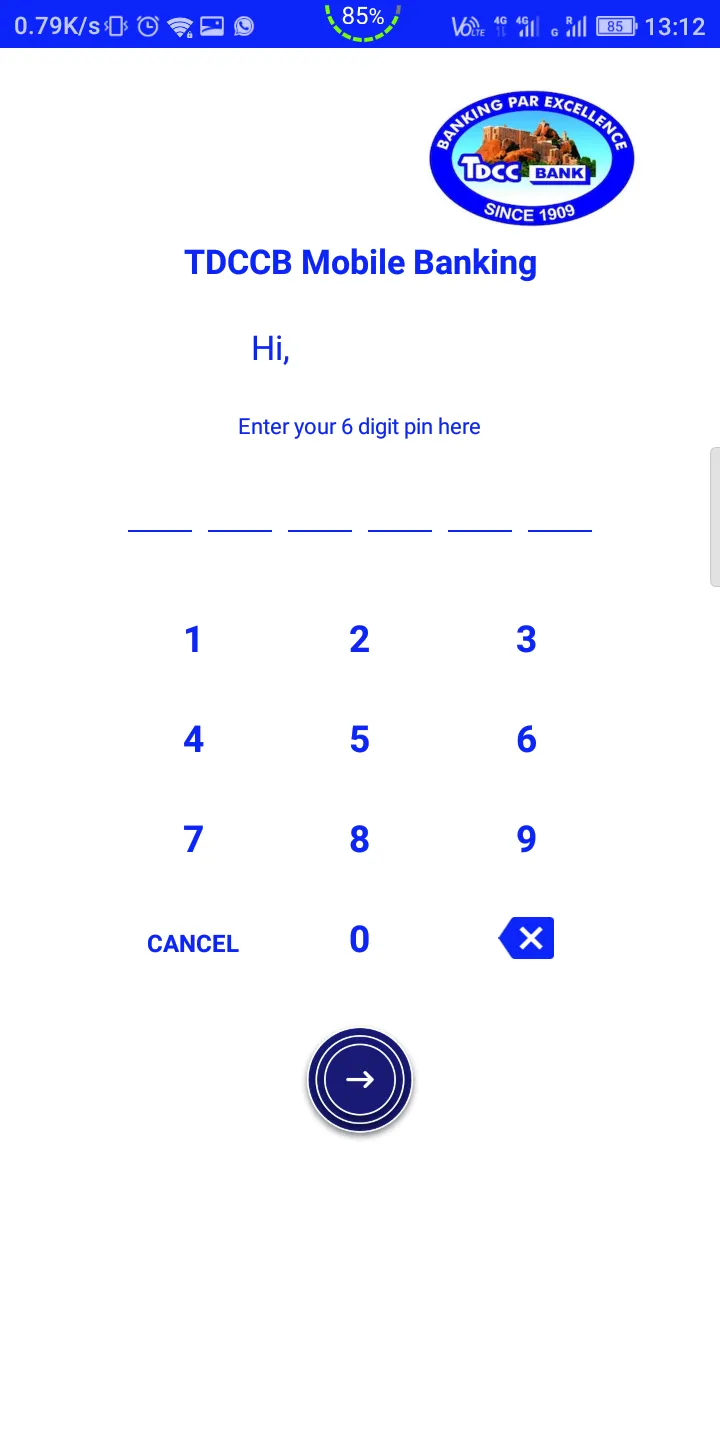 TDCCB Mobile Banking | Indus Appstore | Screenshot