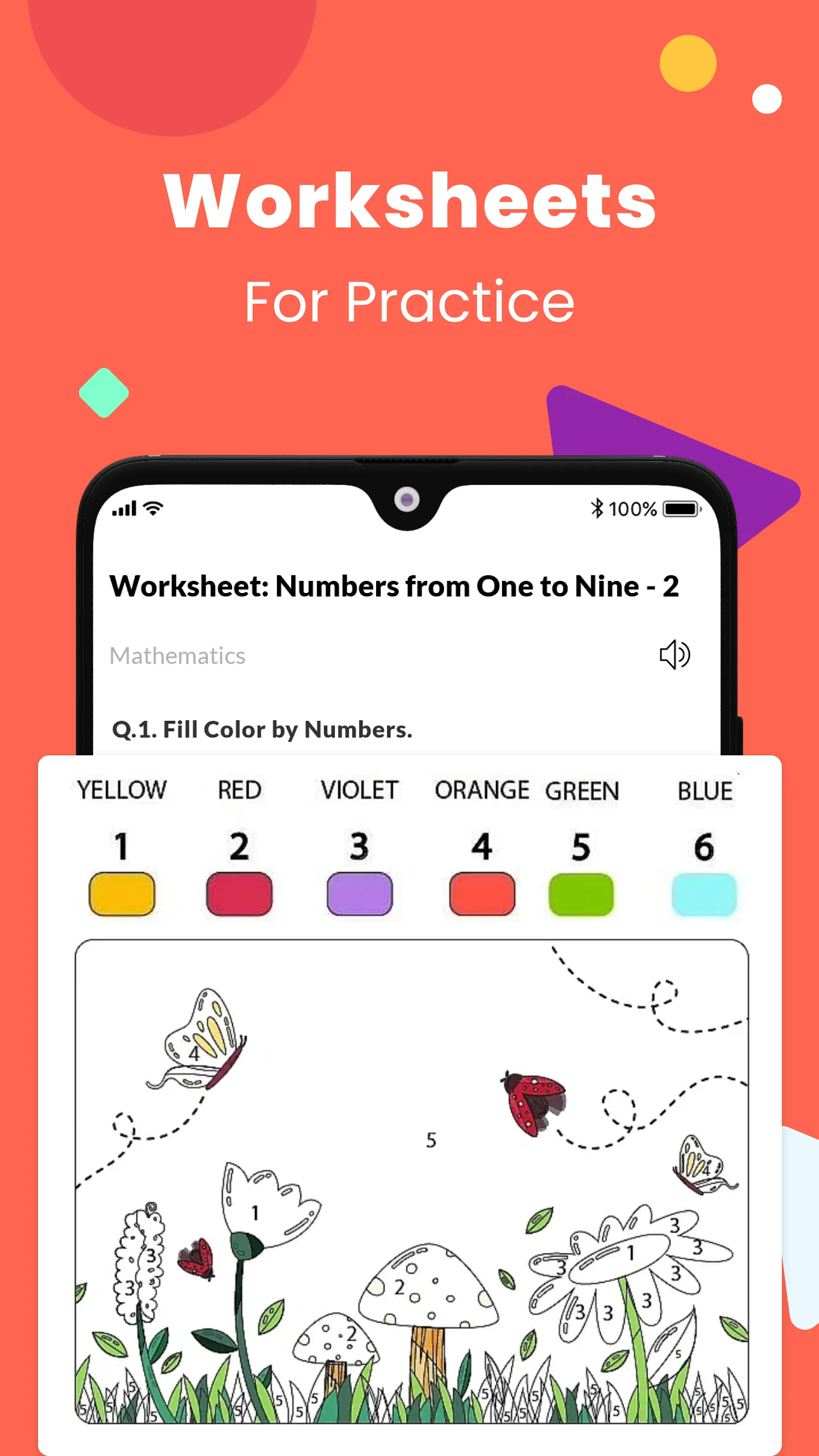 Class 1 CBSE App + Worksheets | Indus Appstore | Screenshot