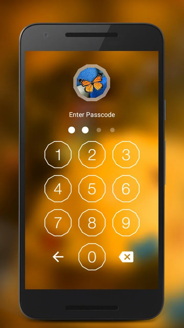 Butterfly Live Lock Screen | Indus Appstore | Screenshot