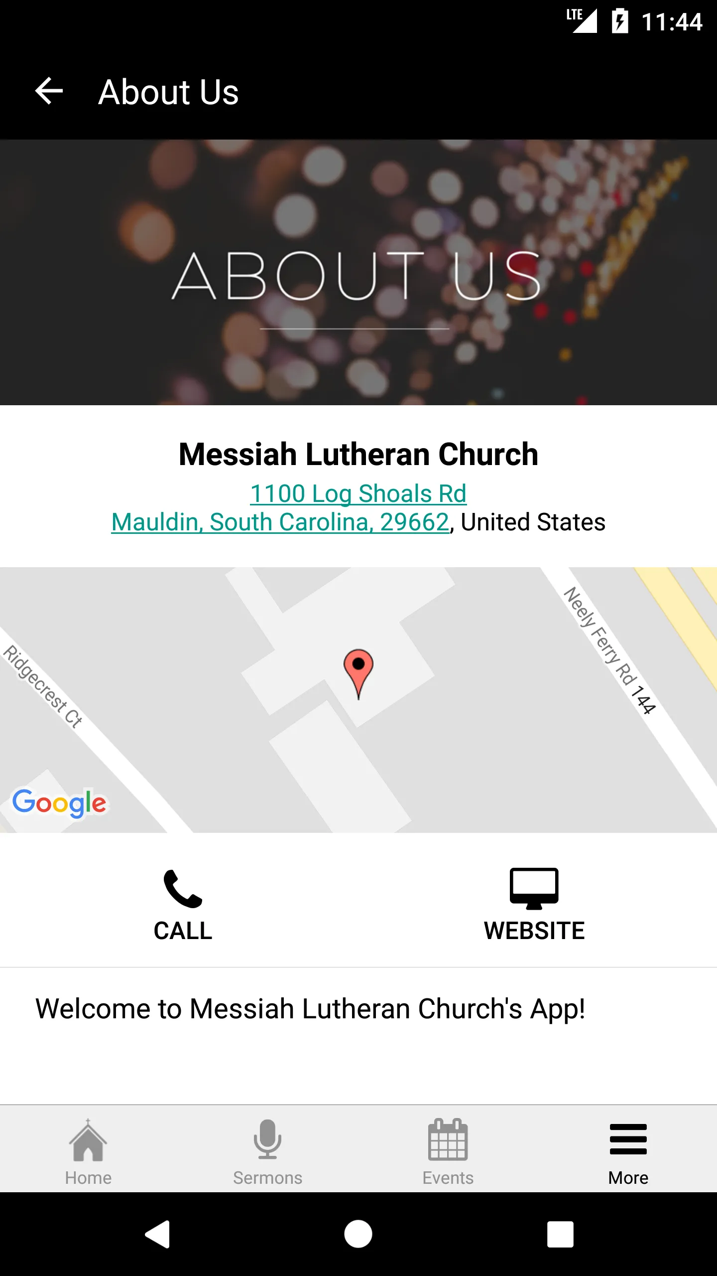 Messiah Lutheran SC | Indus Appstore | Screenshot