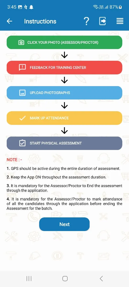 PMKVY-Aadhaar Enabled Assessor | Indus Appstore | Screenshot