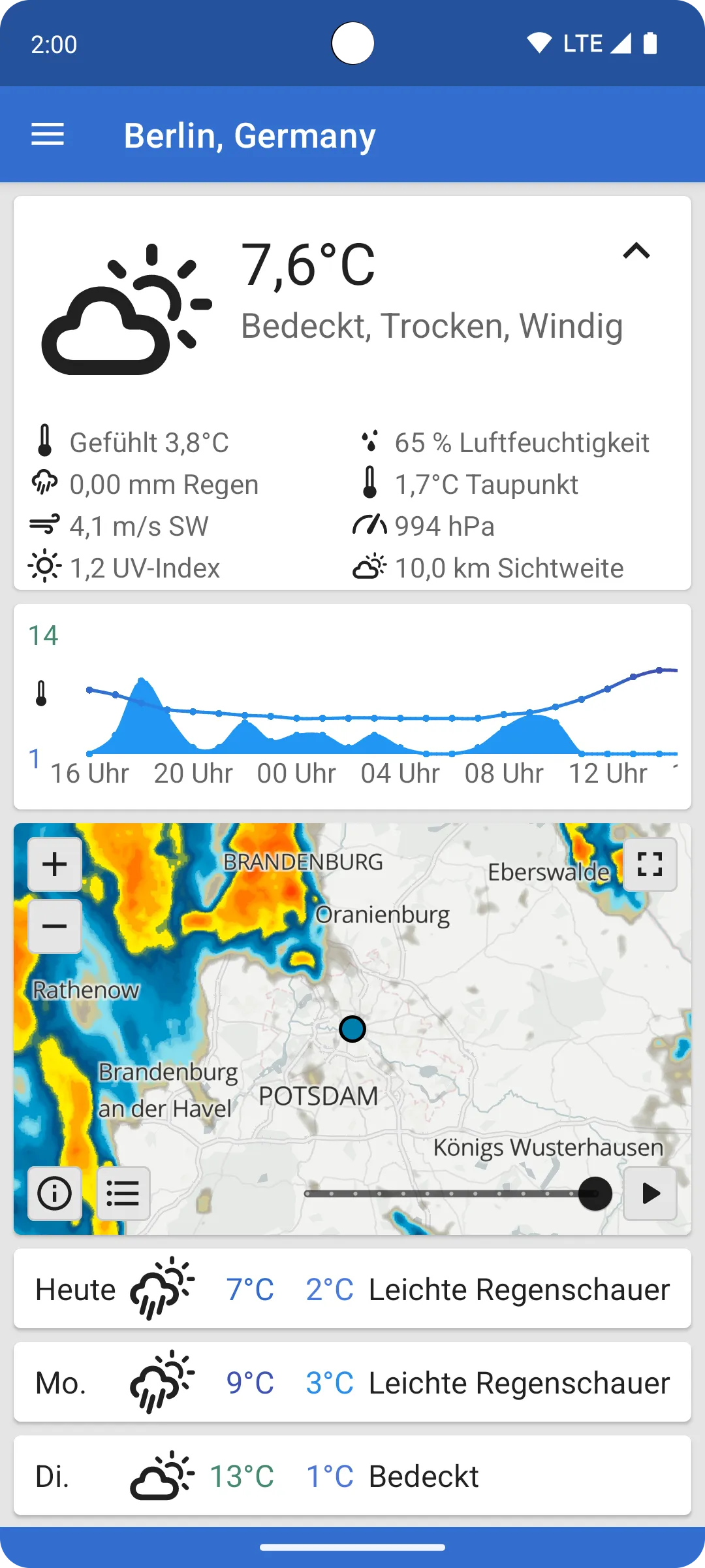 QuickWeather | Indus Appstore | Screenshot