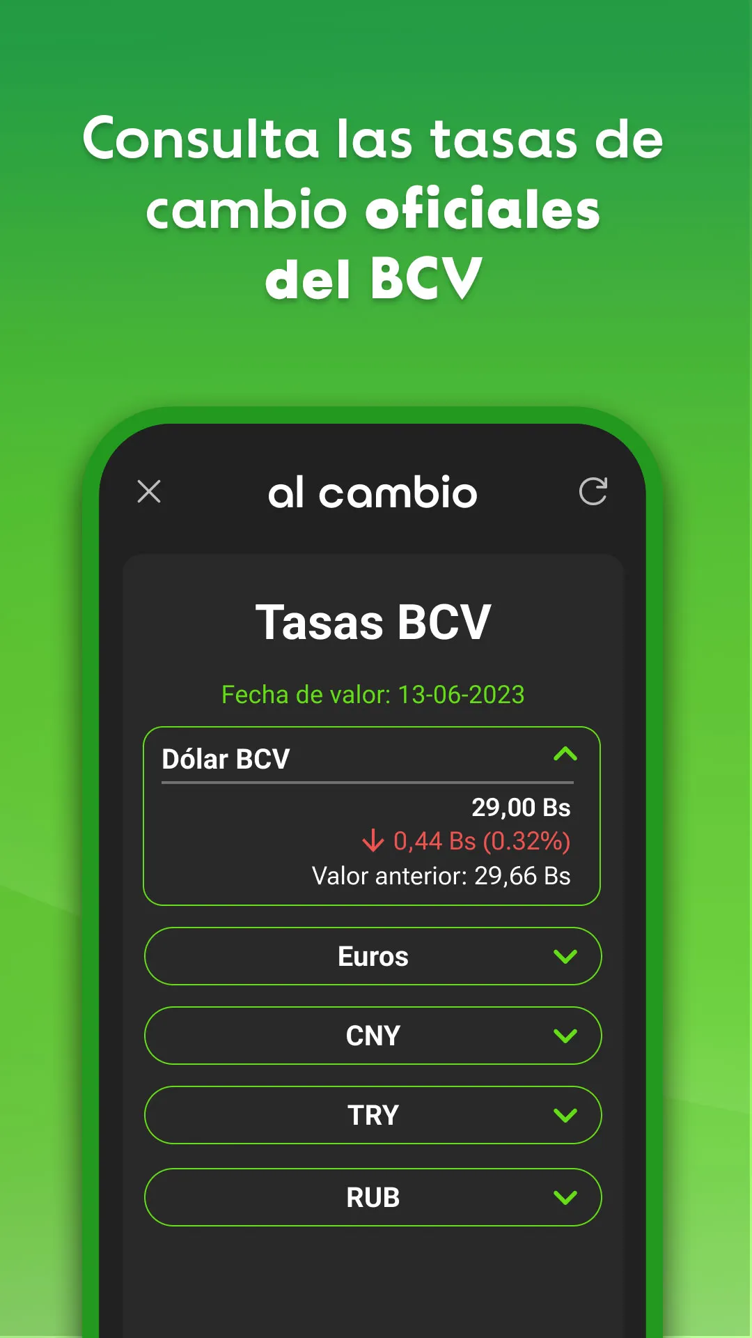 Al Cambio - Dólar en Venezuela | Indus Appstore | Screenshot