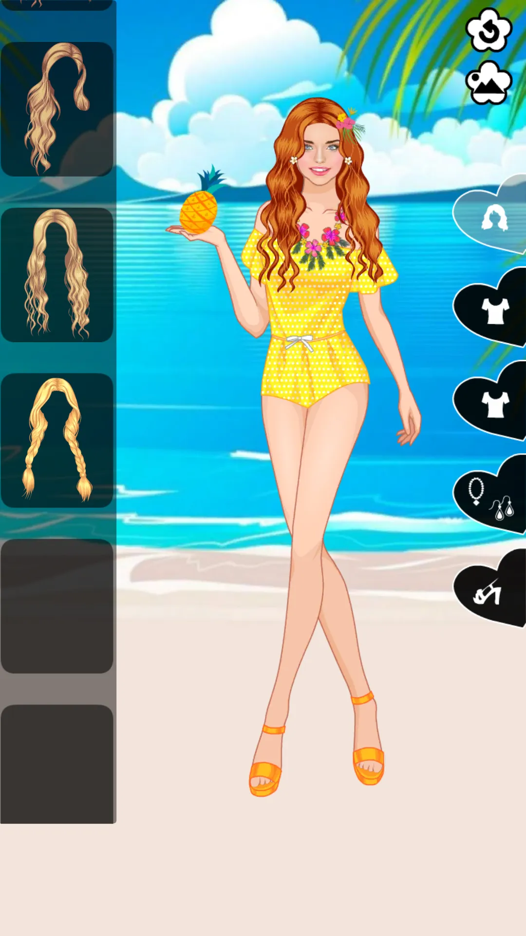 Floral Summer dress up game | Indus Appstore | Screenshot