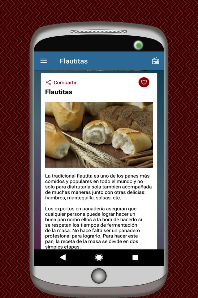 Recetas de Panaderia | Indus Appstore | Screenshot