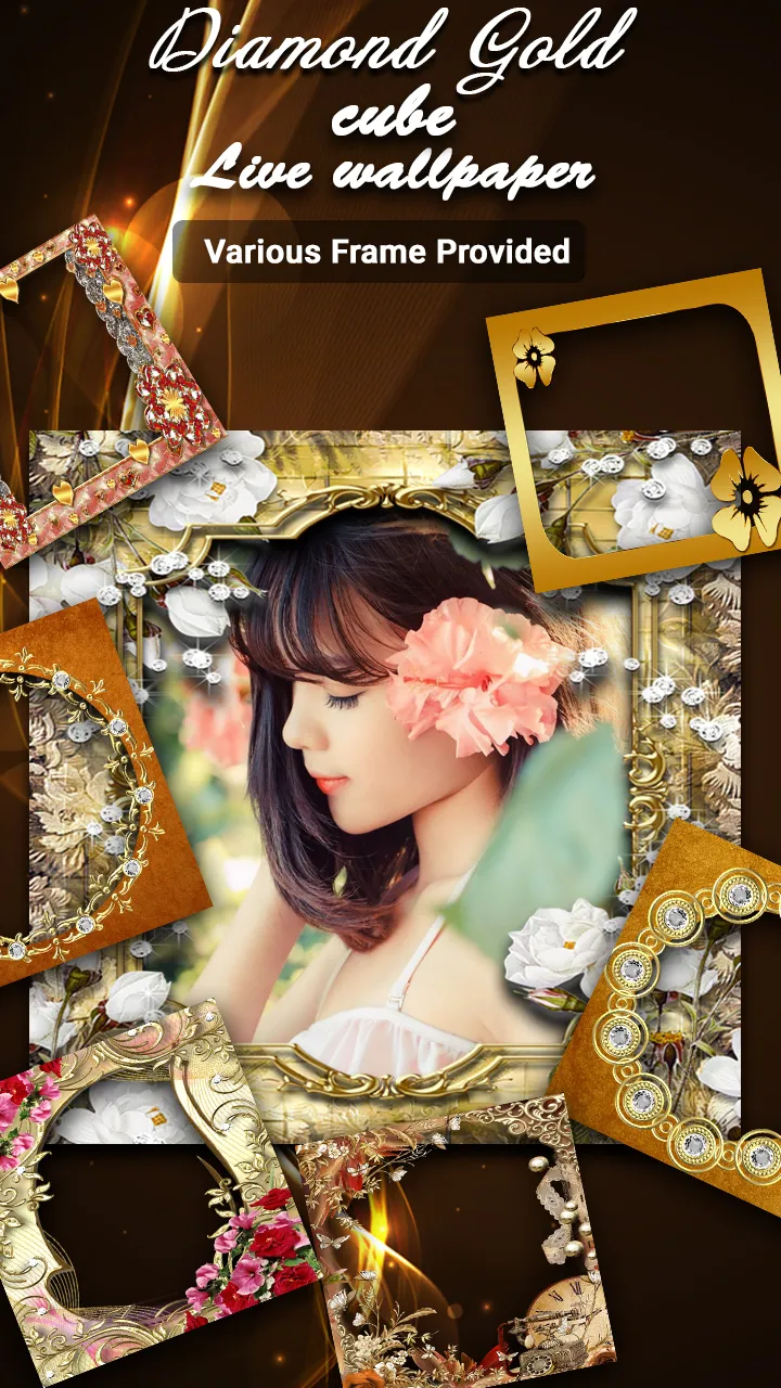 Gold Cube Wallpaper | Indus Appstore | Screenshot