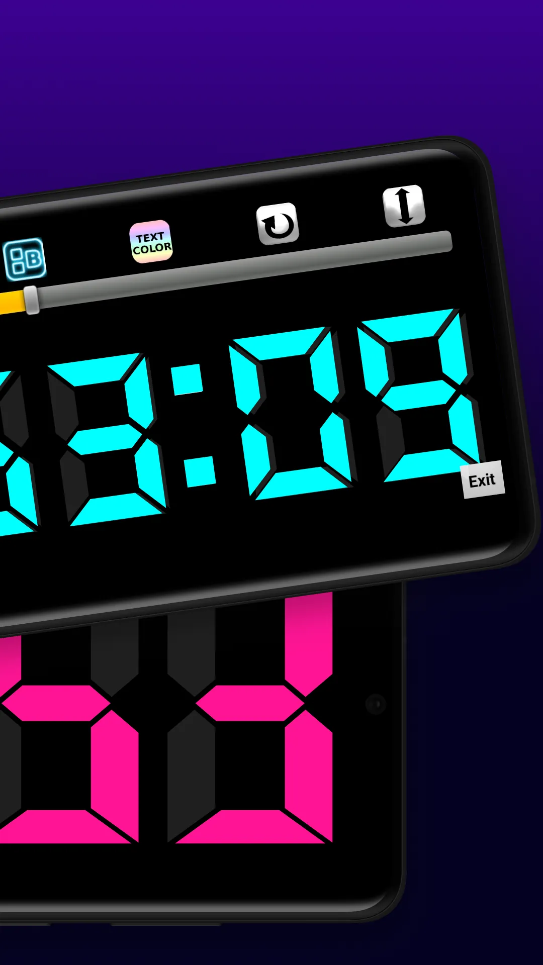 LED Digital Table Clock app | Indus Appstore | Screenshot