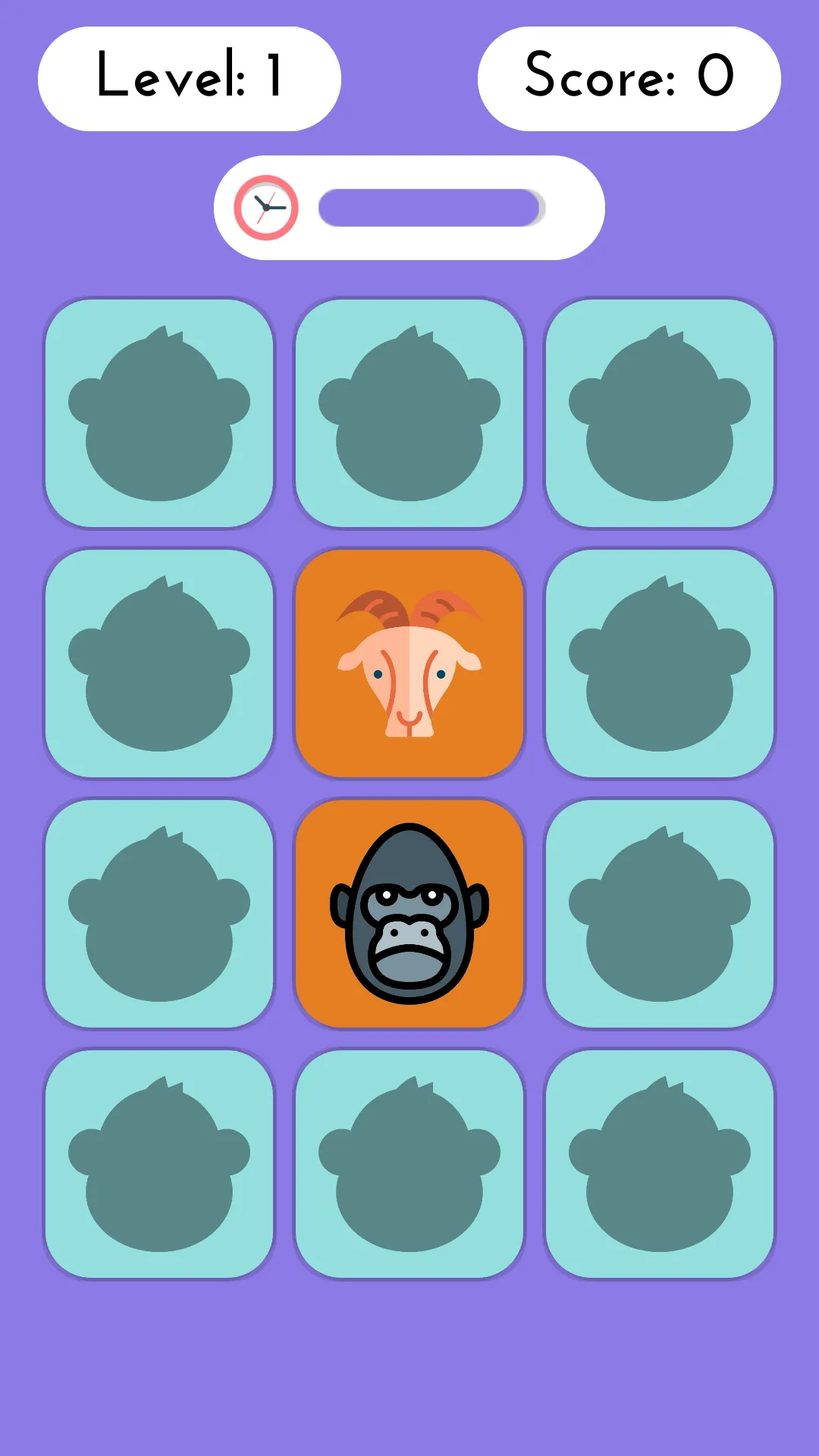 Animals Memory Game for kids | Indus Appstore | Screenshot