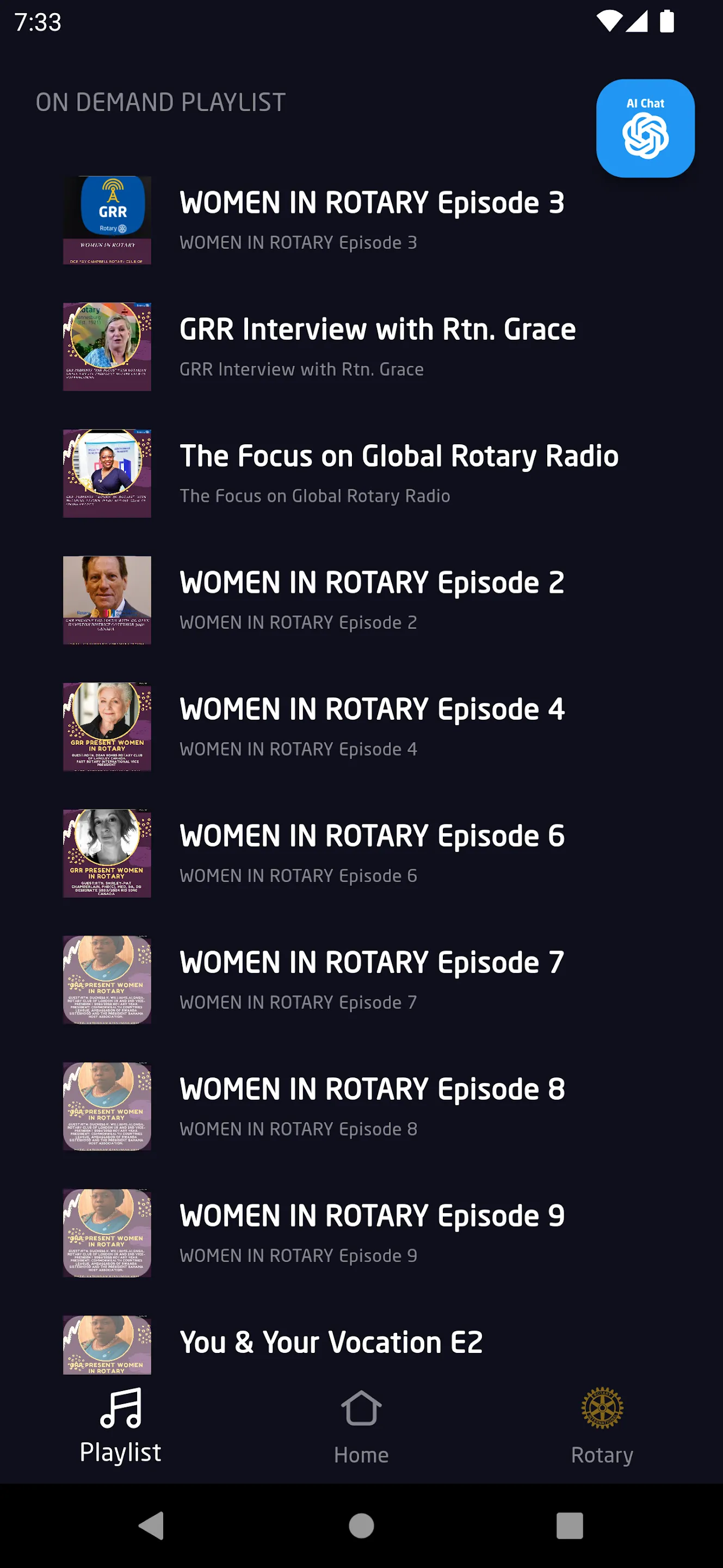 Rotary District 9110 Radio | Indus Appstore | Screenshot