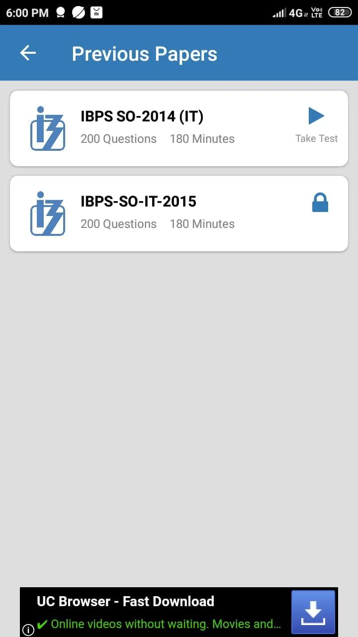 IBPS SO | WinnersDen | Indus Appstore | Screenshot