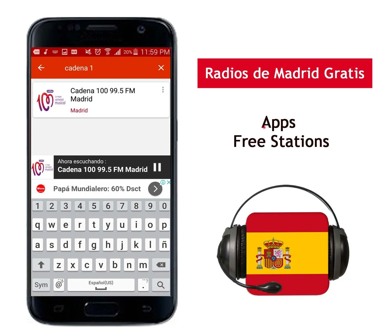 Radios de Madrid | Indus Appstore | Screenshot