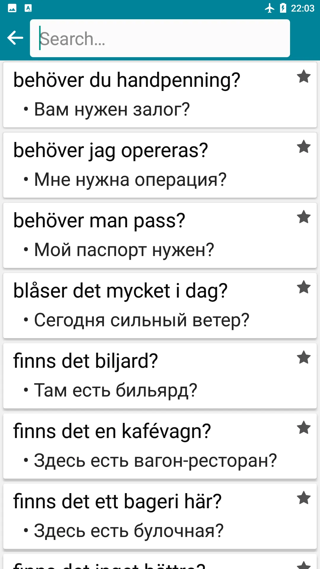 Swedish - Russian | Indus Appstore | Screenshot