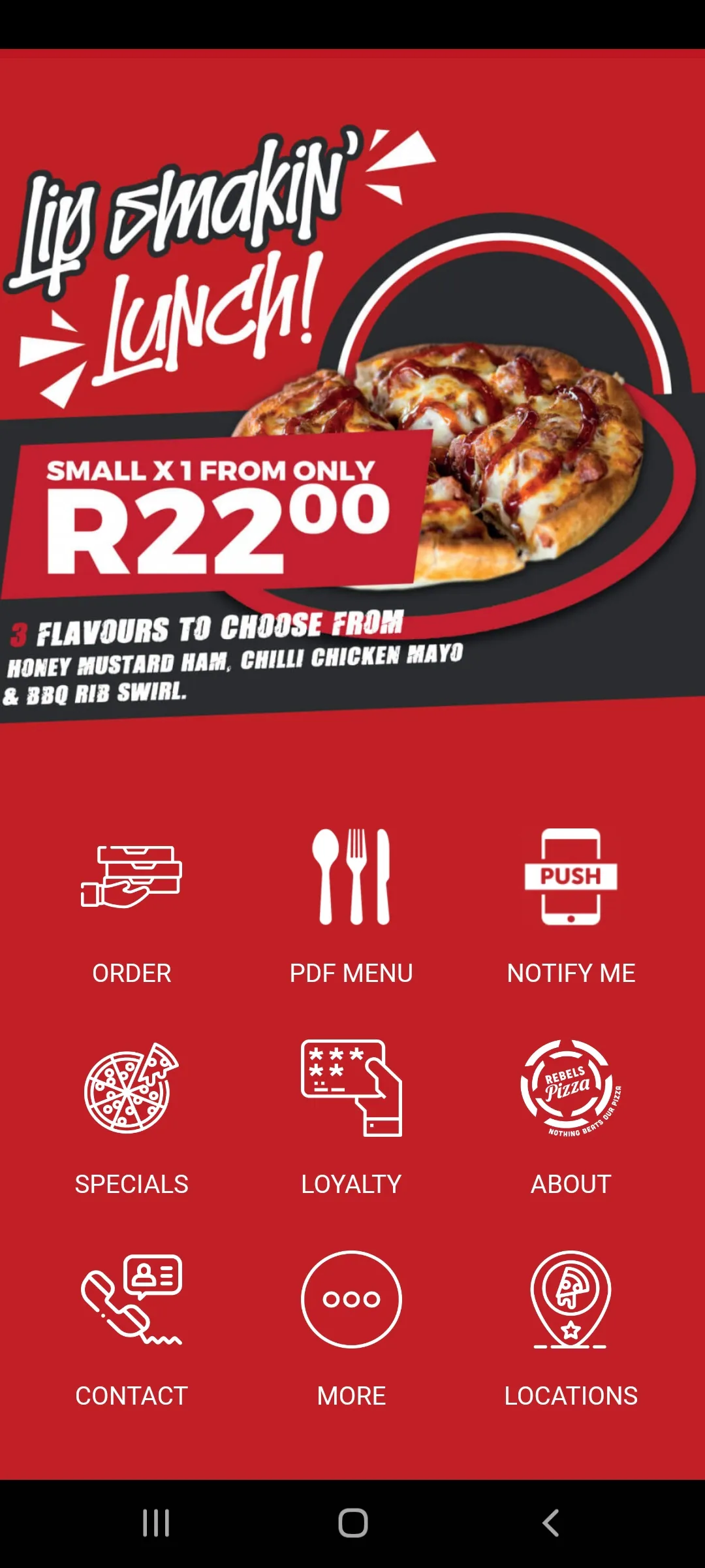 Rebels Pizza | Indus Appstore | Screenshot