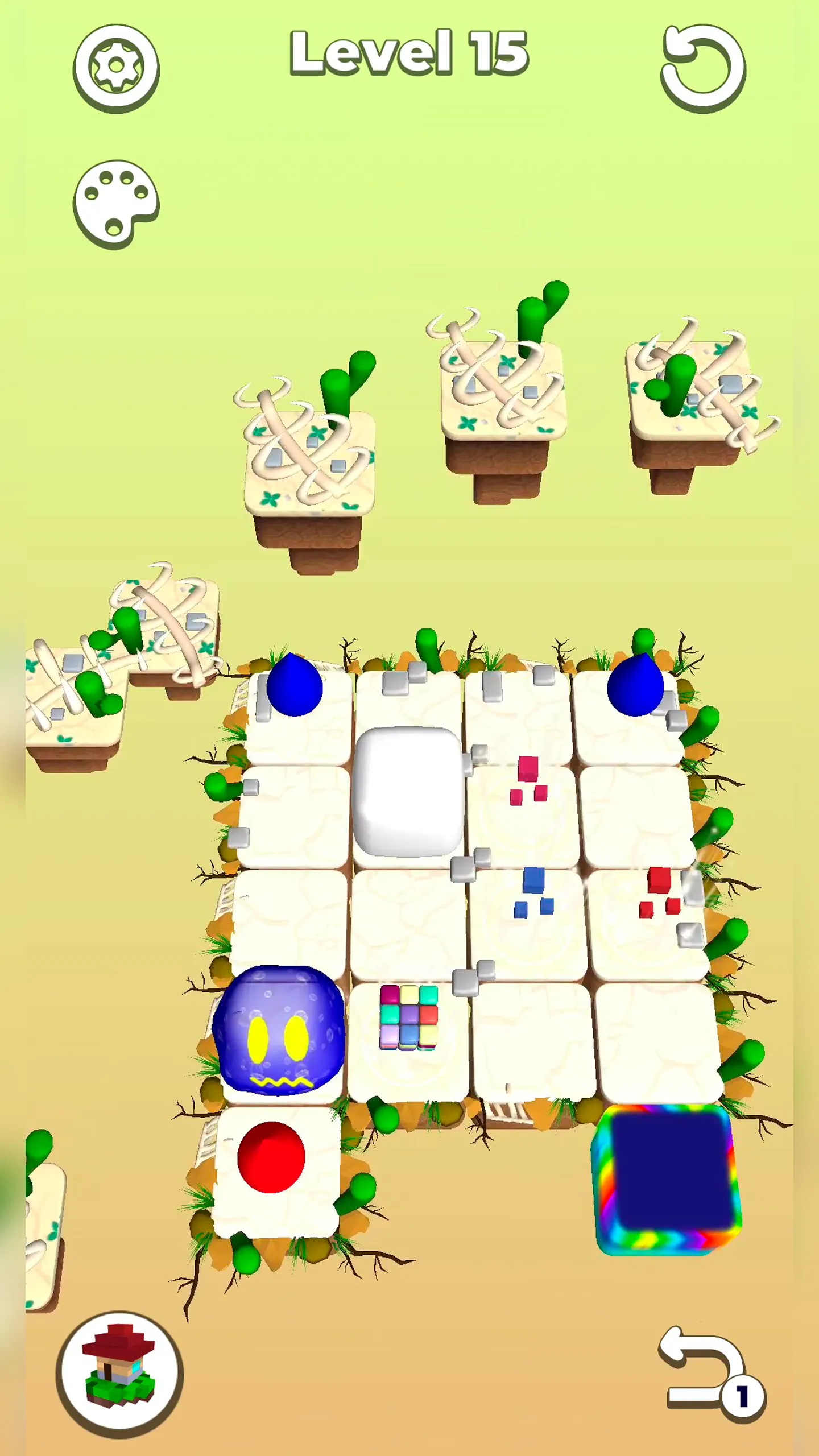 Rainbow Cube Puzzle | Indus Appstore | Screenshot