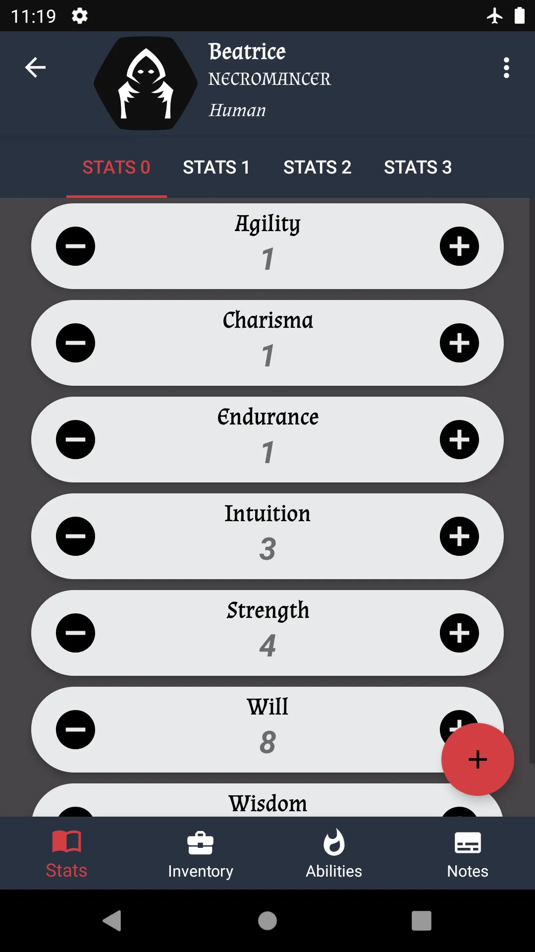 Universal Character Sheet | Indus Appstore | Screenshot