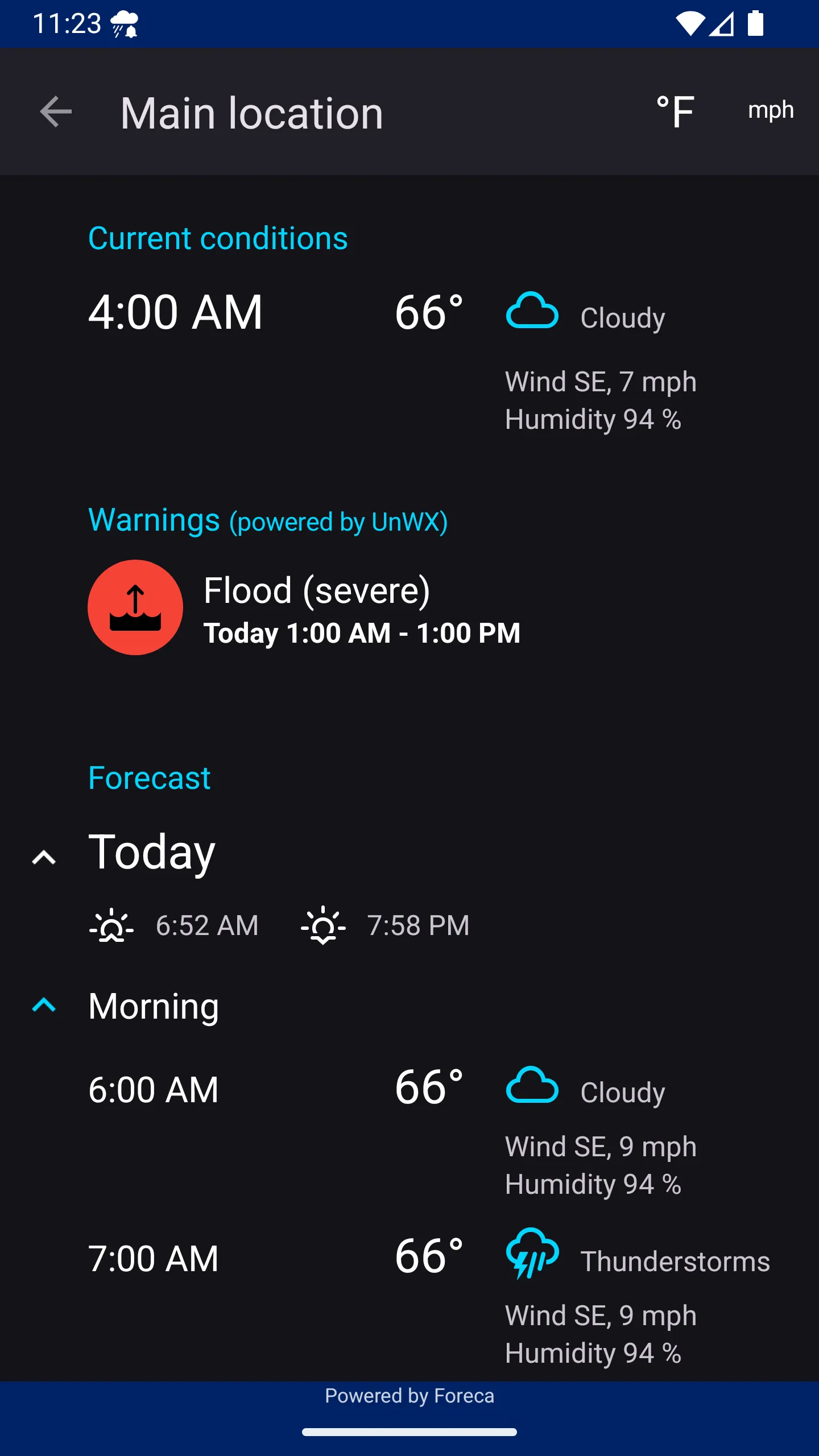 Rain Alarm | Indus Appstore | Screenshot