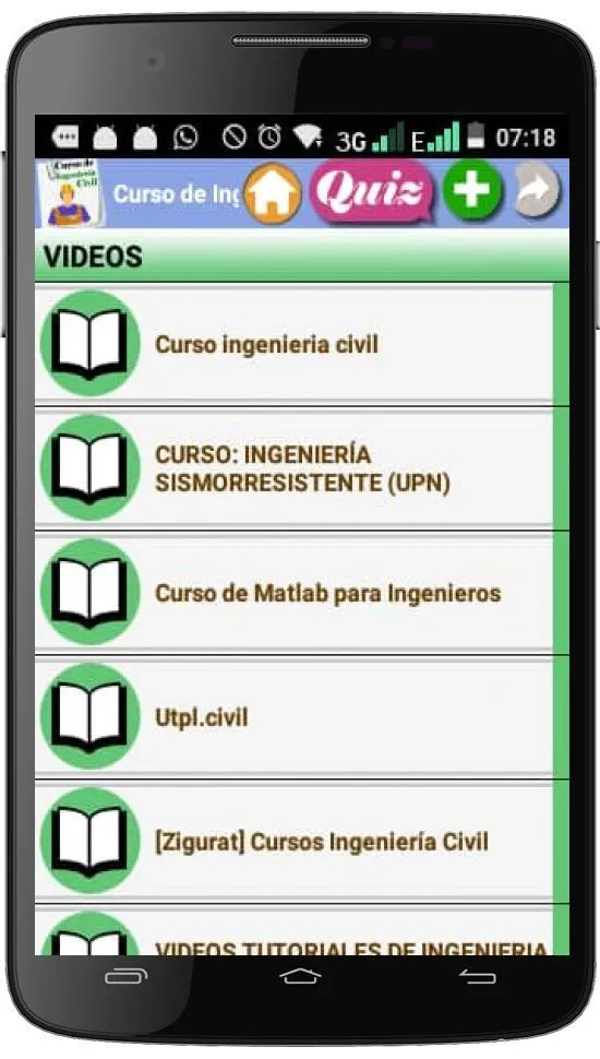 CURSO DE INGENIERÍA CIVIL | Indus Appstore | Screenshot