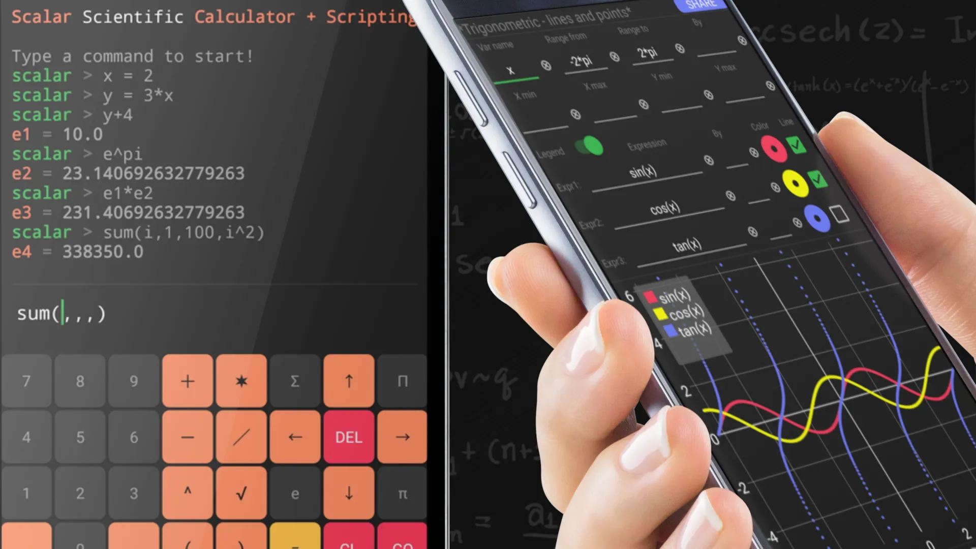 Scientific Calculator Scalar | Indus Appstore | Screenshot