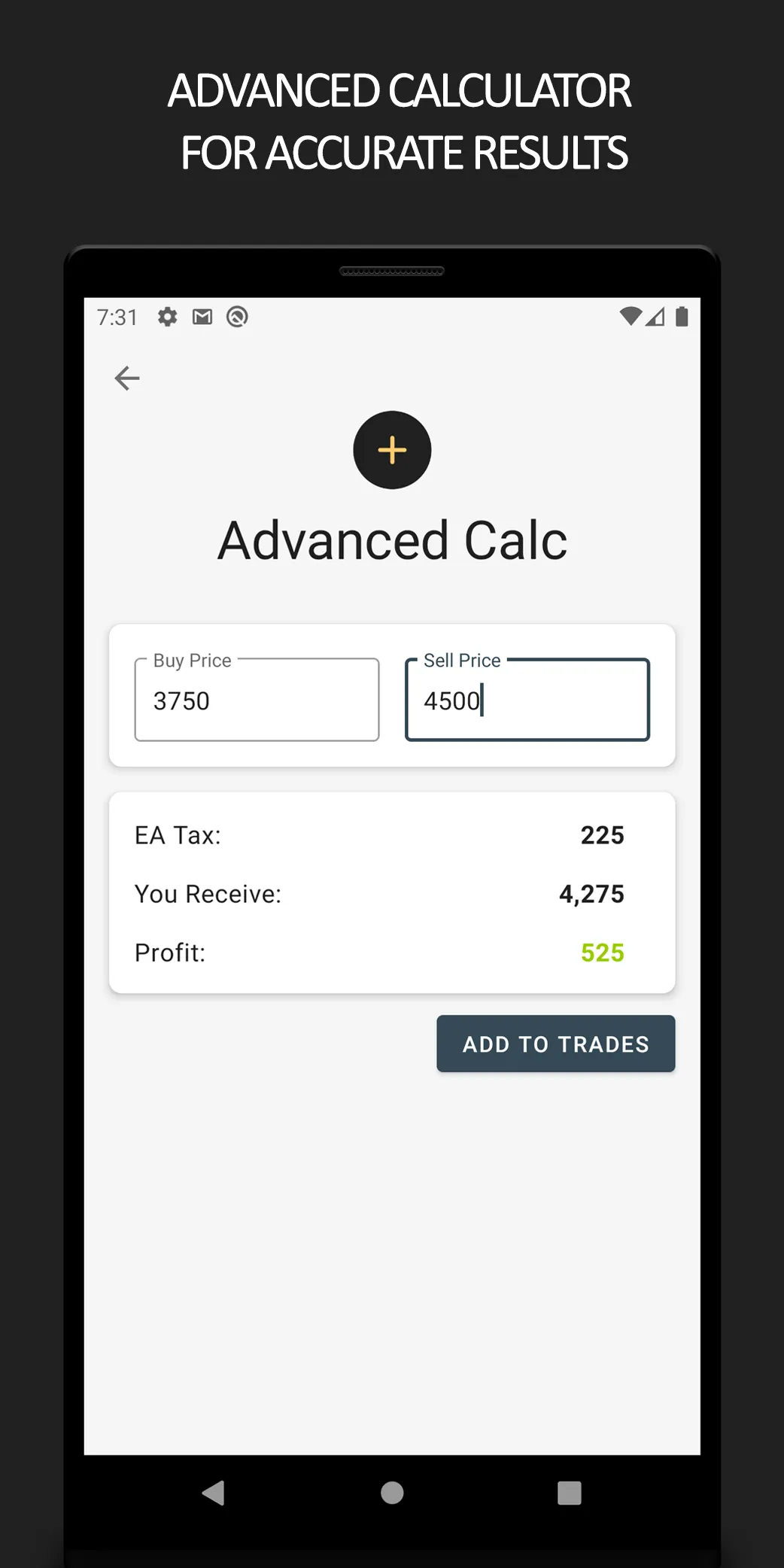 FUT Tax Calc: Ultimate Team 24 | Indus Appstore | Screenshot