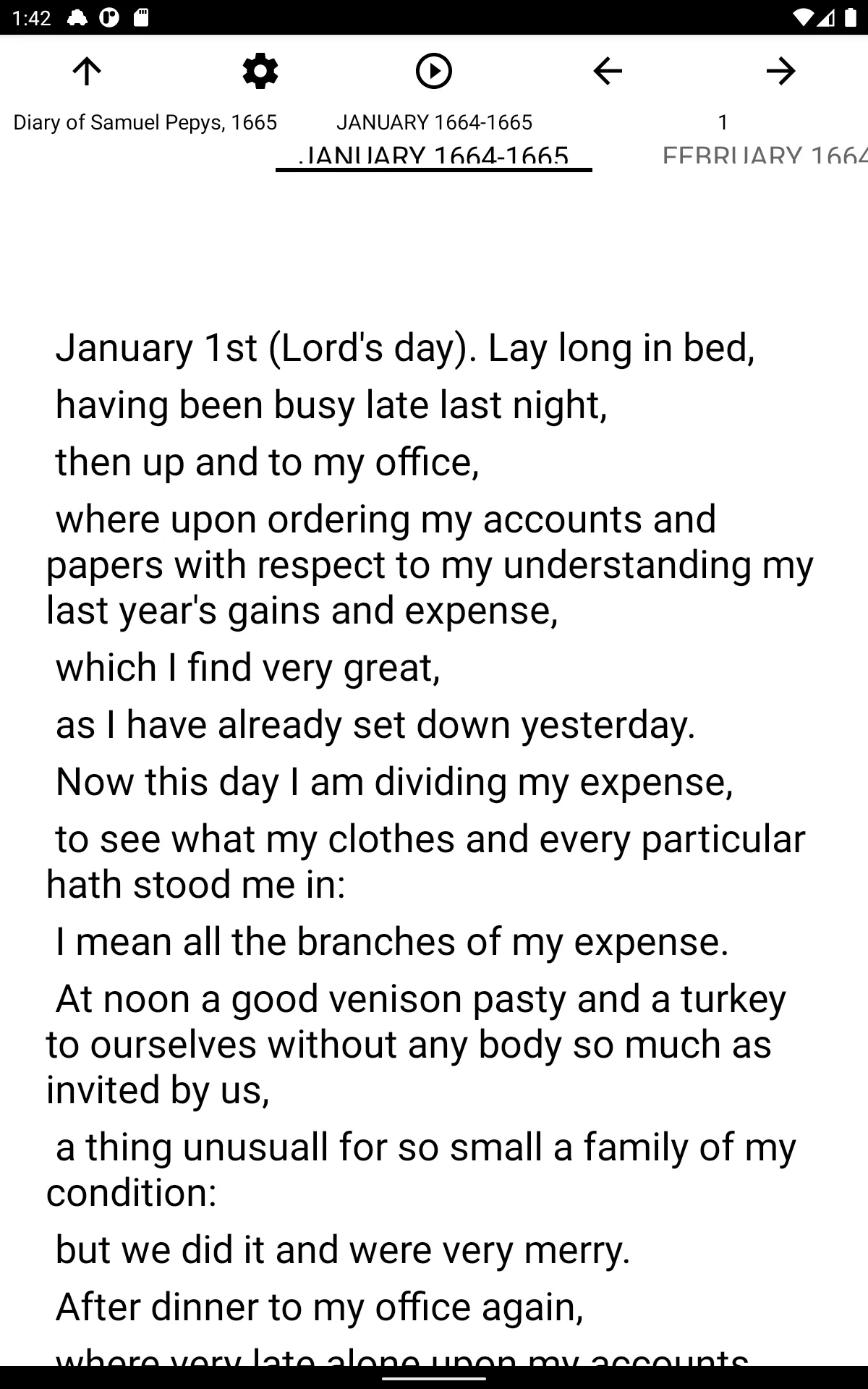 Book, Diary of Samuel Pepys, 1 | Indus Appstore | Screenshot