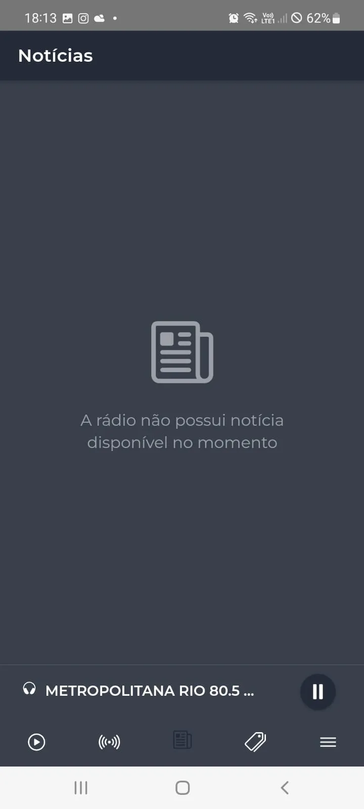 METROPOLITANA RIO 80.5 FM | Indus Appstore | Screenshot