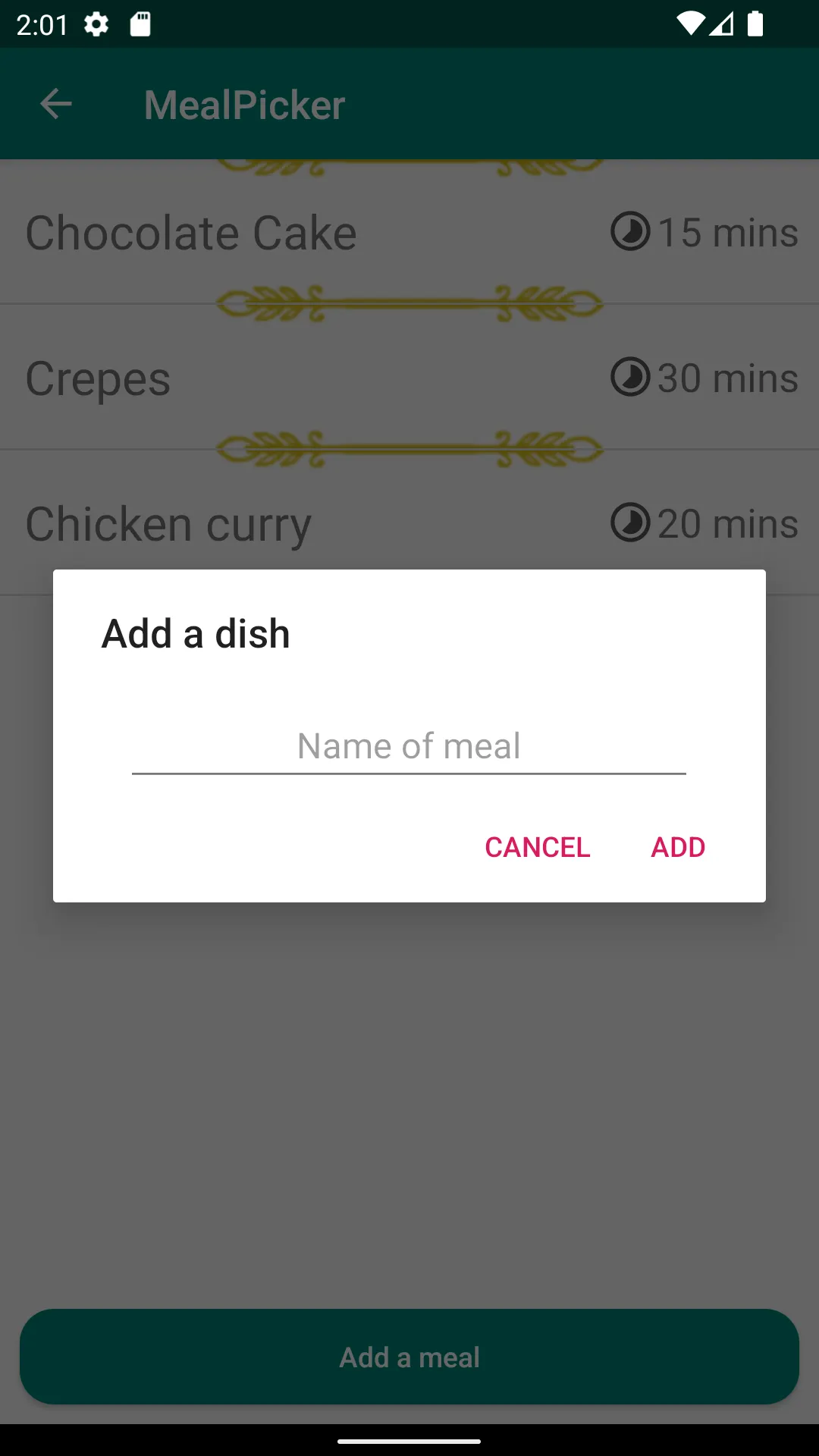 Random Meal Selector | Indus Appstore | Screenshot