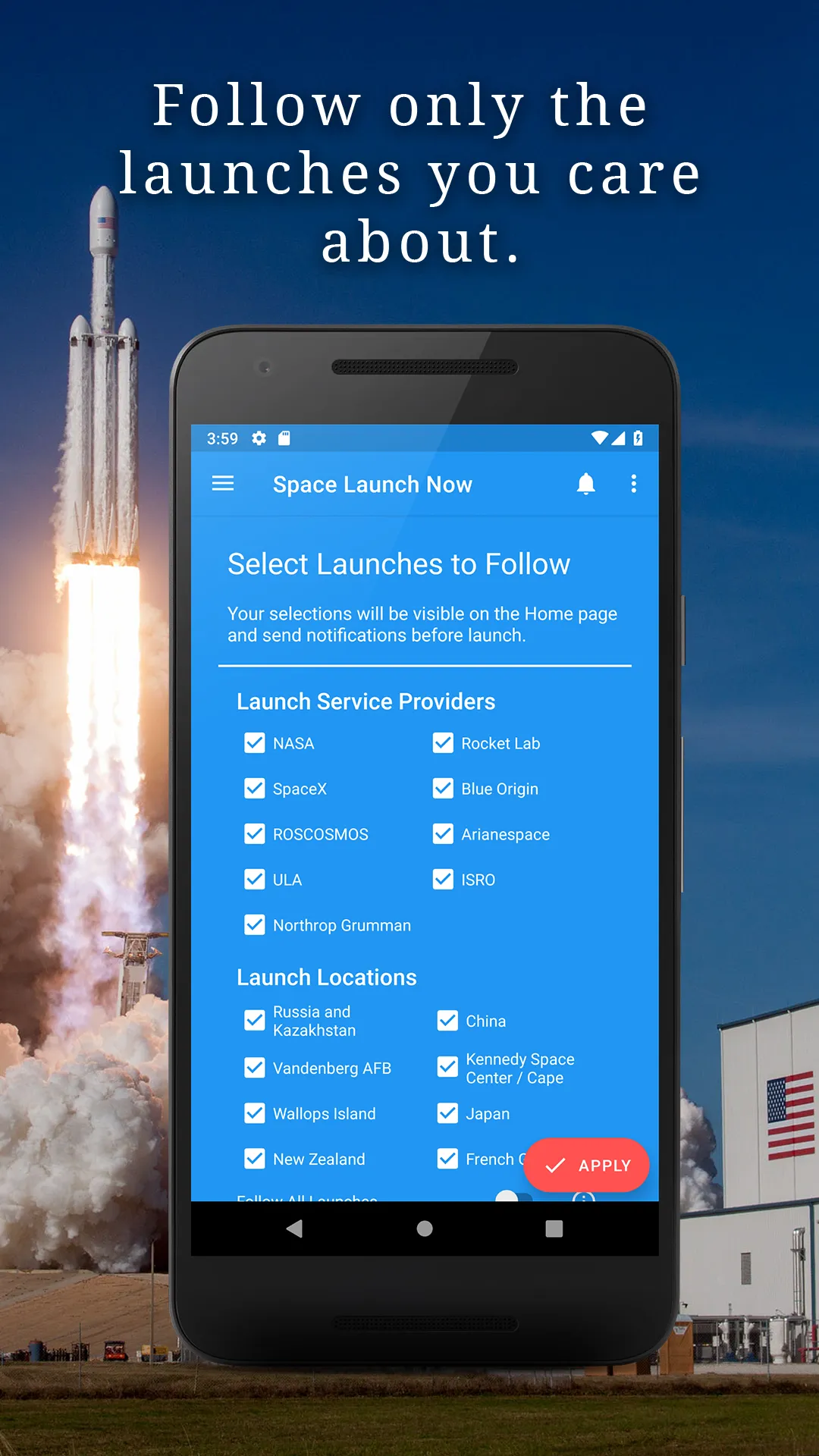 Space Launch Now | Indus Appstore | Screenshot