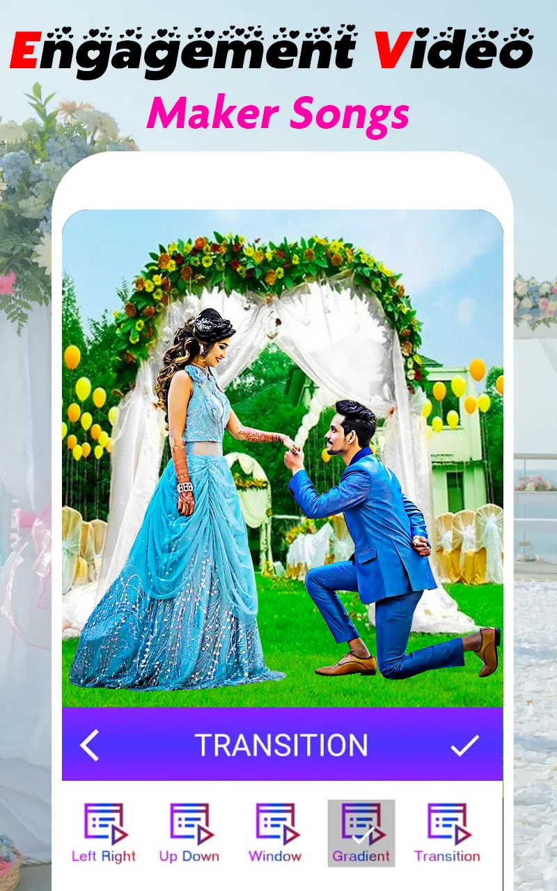 Engagement video maker songs | Indus Appstore | Screenshot