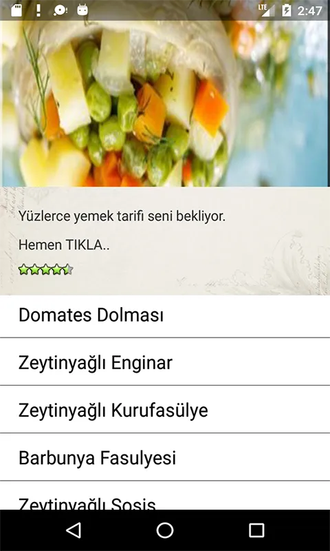 Meze Salata Pilav vb Tarifleri | Indus Appstore | Screenshot