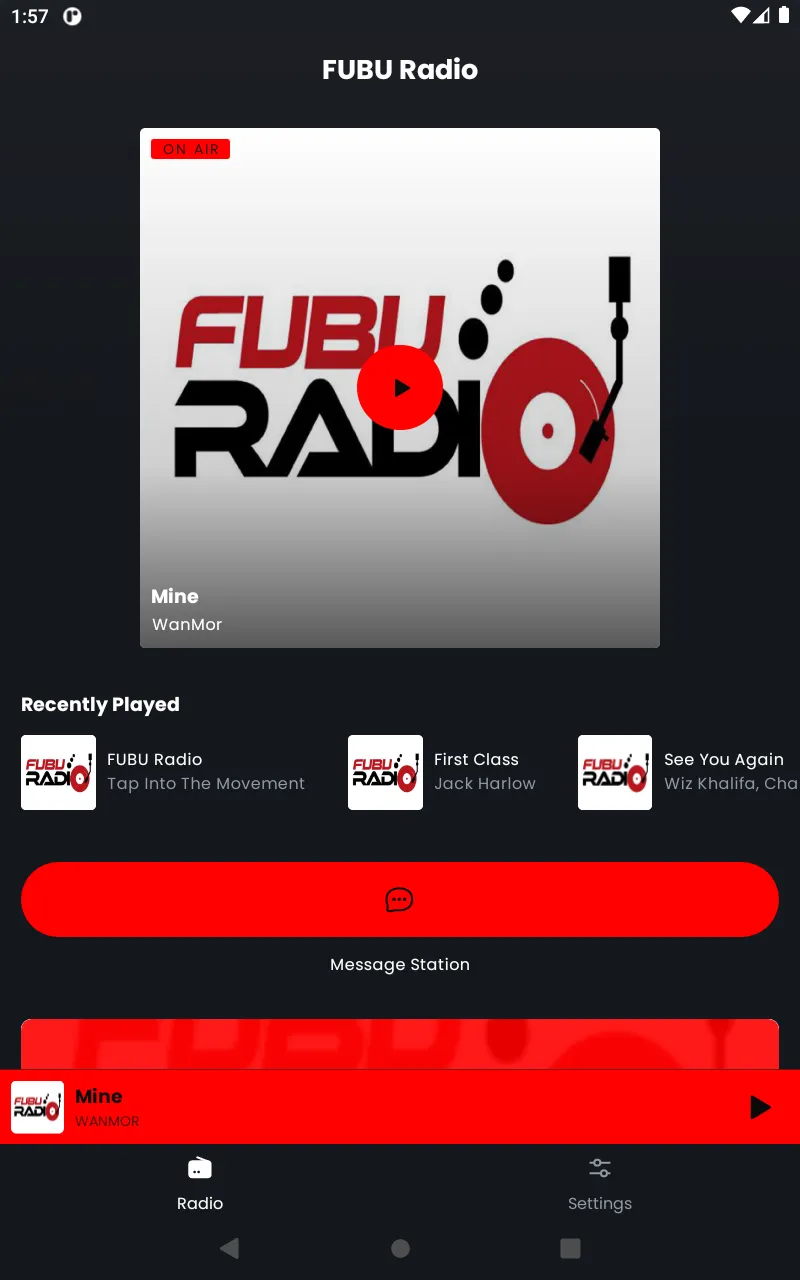 FUBU RADIO | Indus Appstore | Screenshot