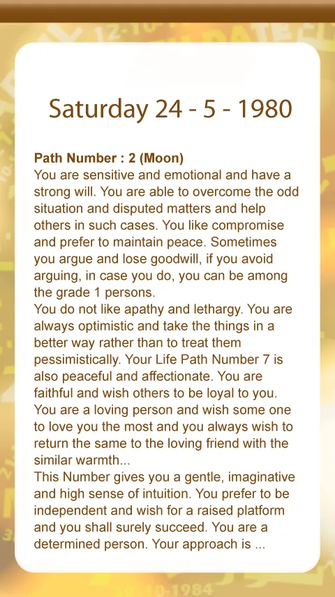 Numerology - Your Personality | Indus Appstore | Screenshot