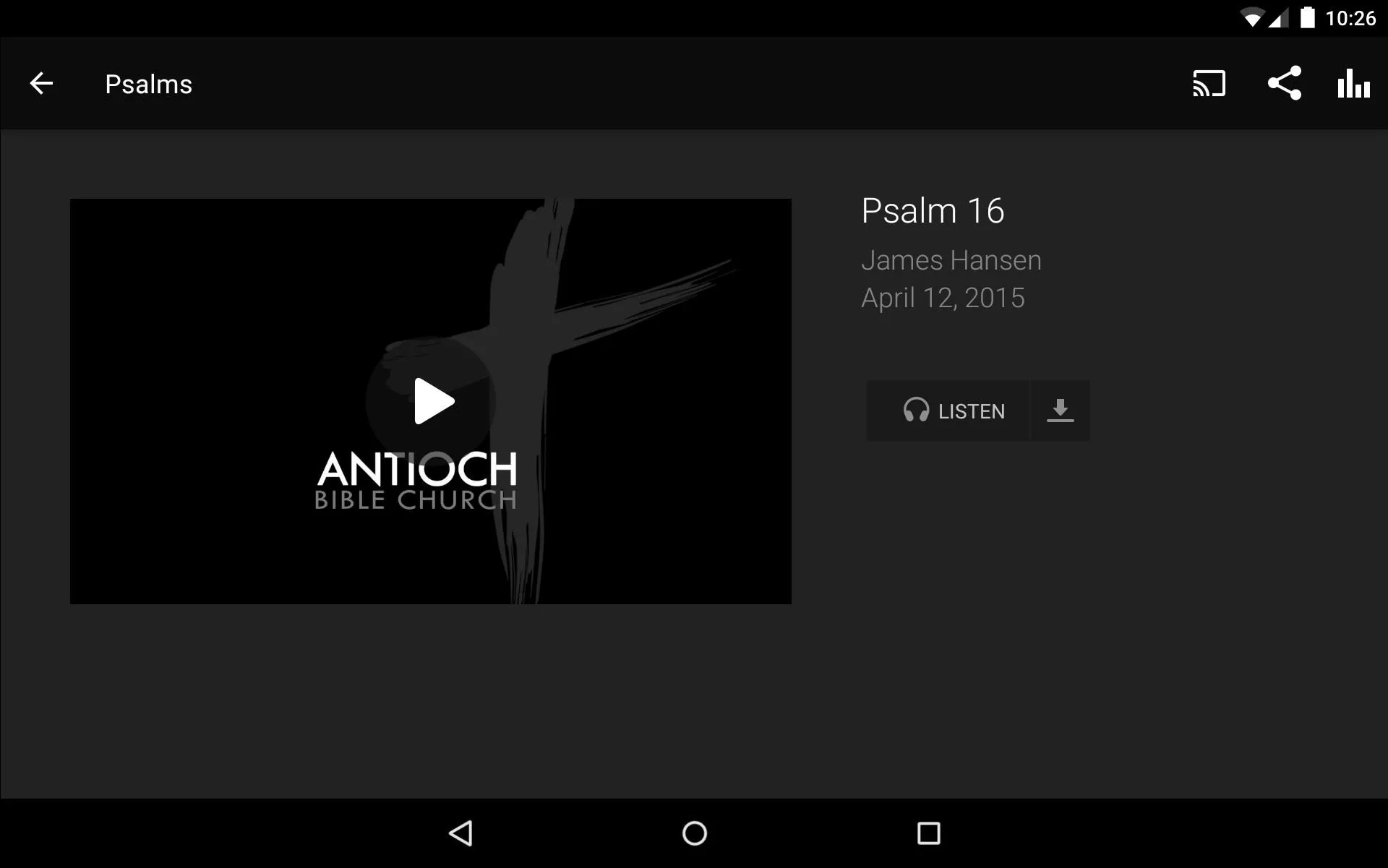 Antioch Bible Church | Indus Appstore | Screenshot