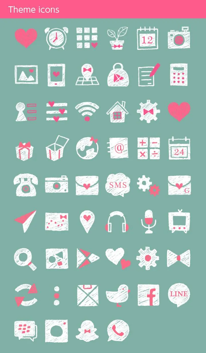 Heart Balloons +HOME Theme | Indus Appstore | Screenshot