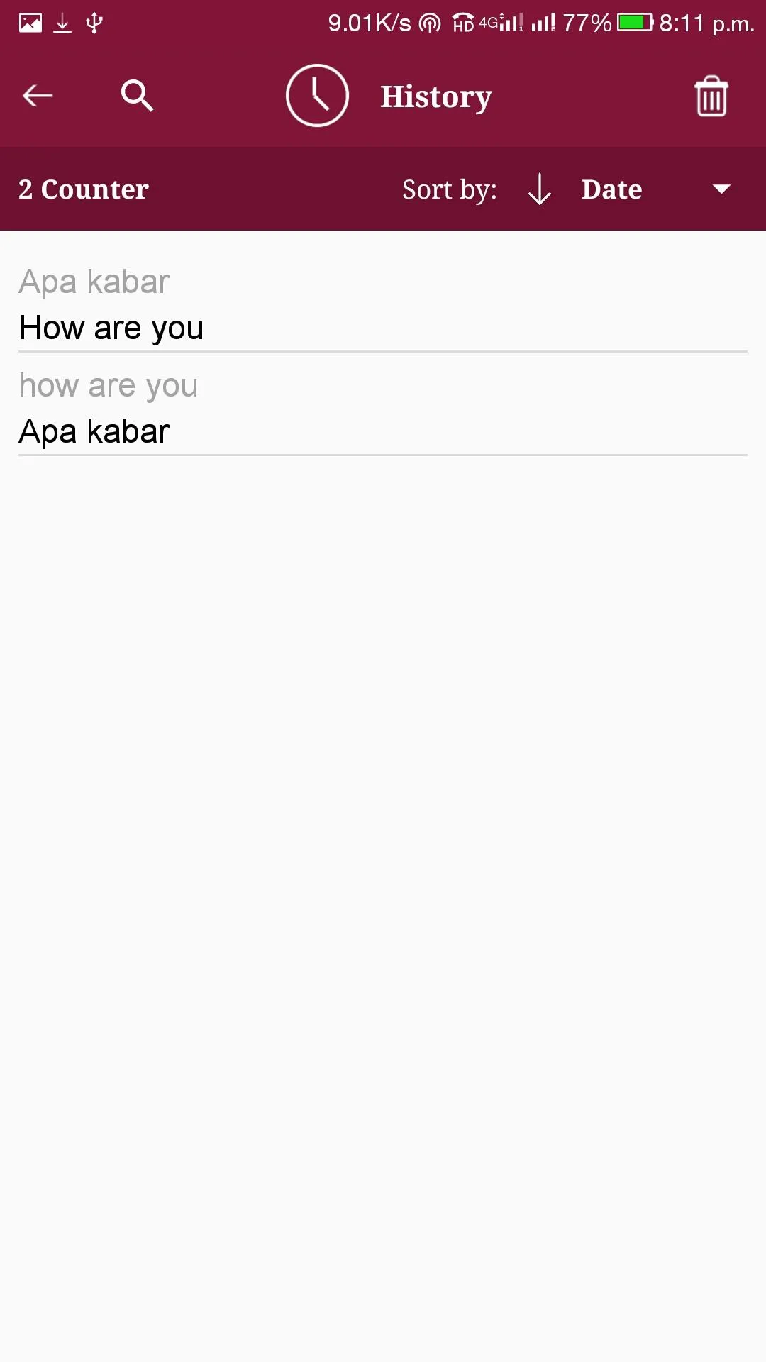 Indonesian-English Translator | Indus Appstore | Screenshot