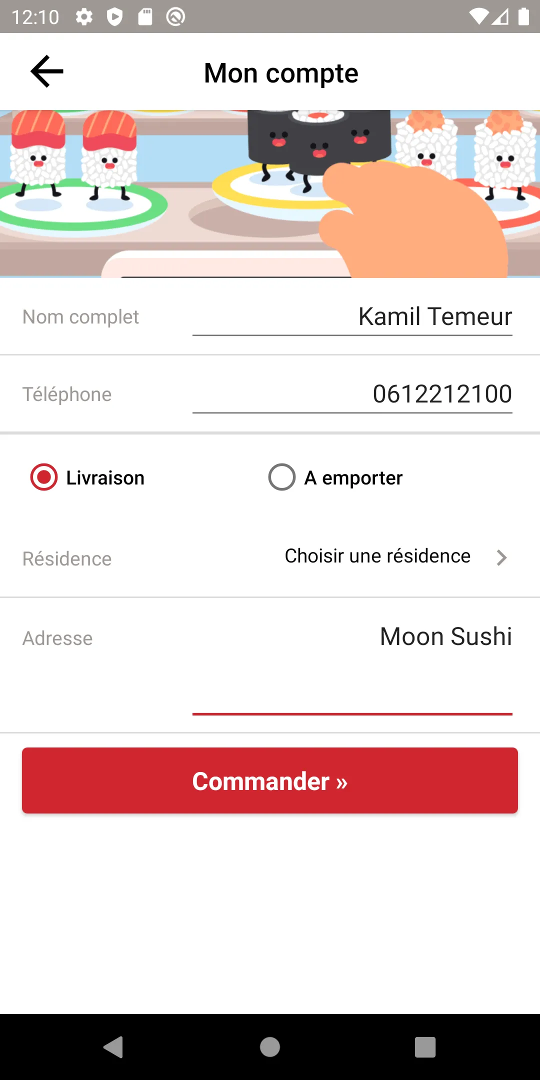 Moon Sushi - Restaurant | Indus Appstore | Screenshot