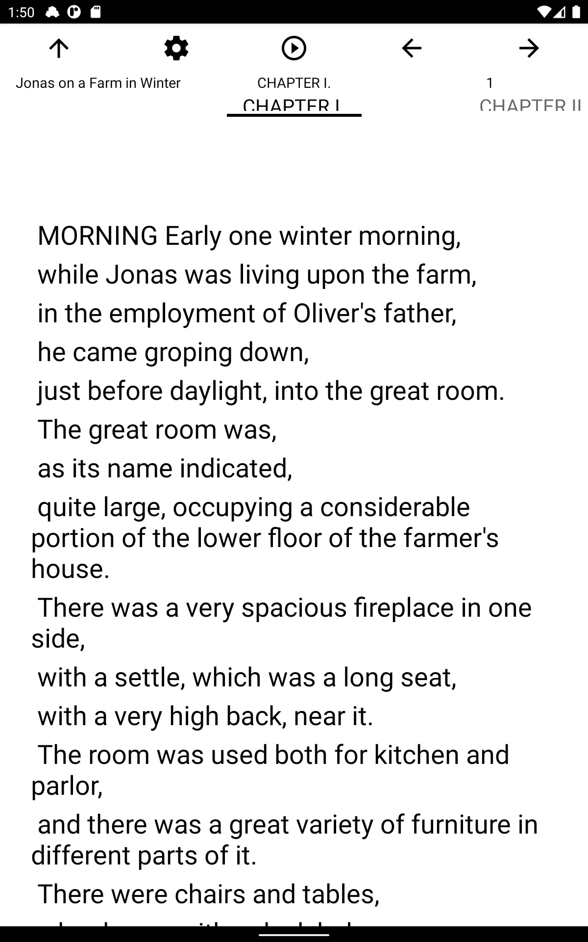 Book, Jonas on a Farm in Winte | Indus Appstore | Screenshot